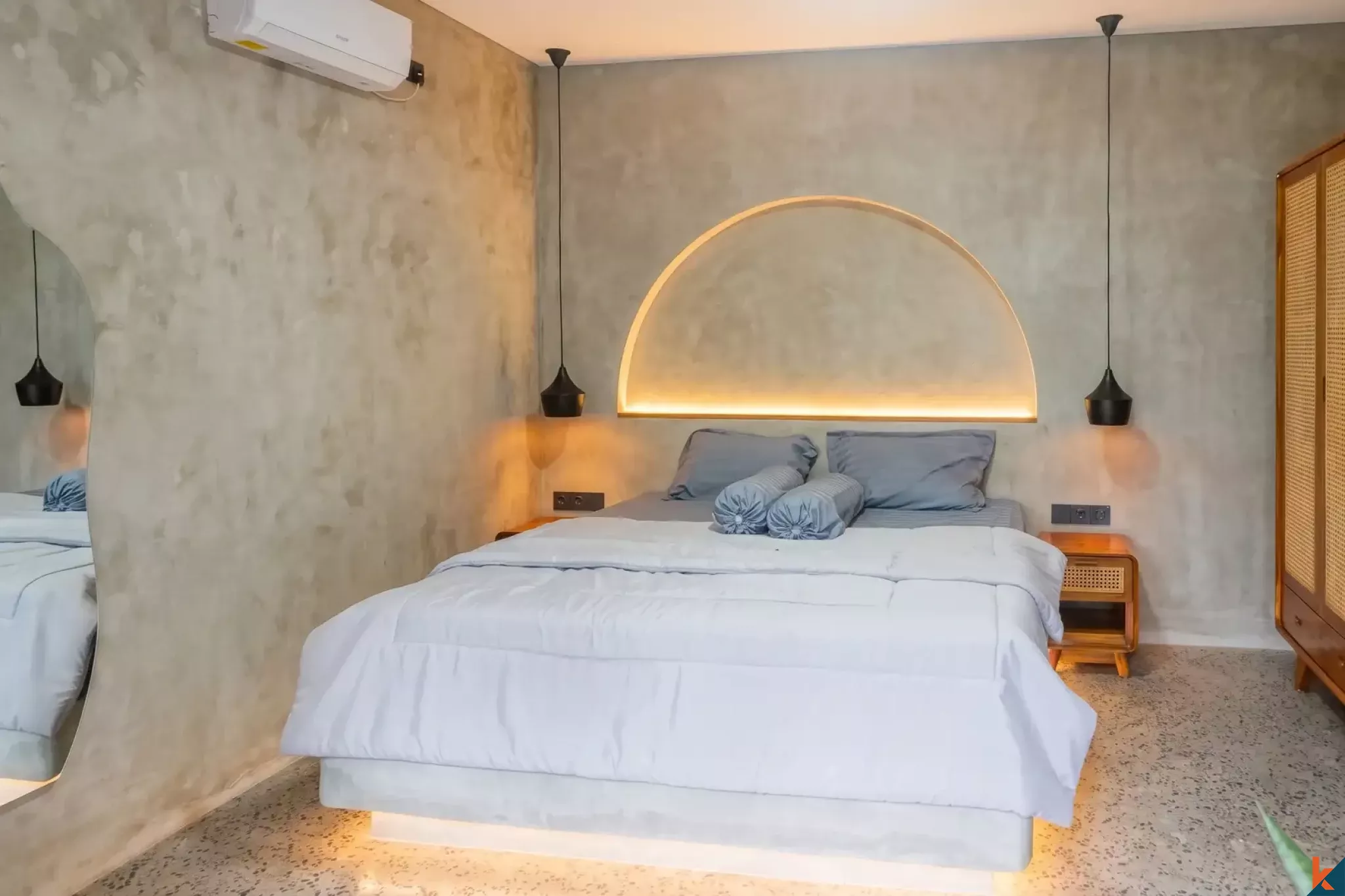 Vila Hak Sewa Tiga Kamar Tidur yang Menawan di Area Tenang Pecatu - Uluwatu
