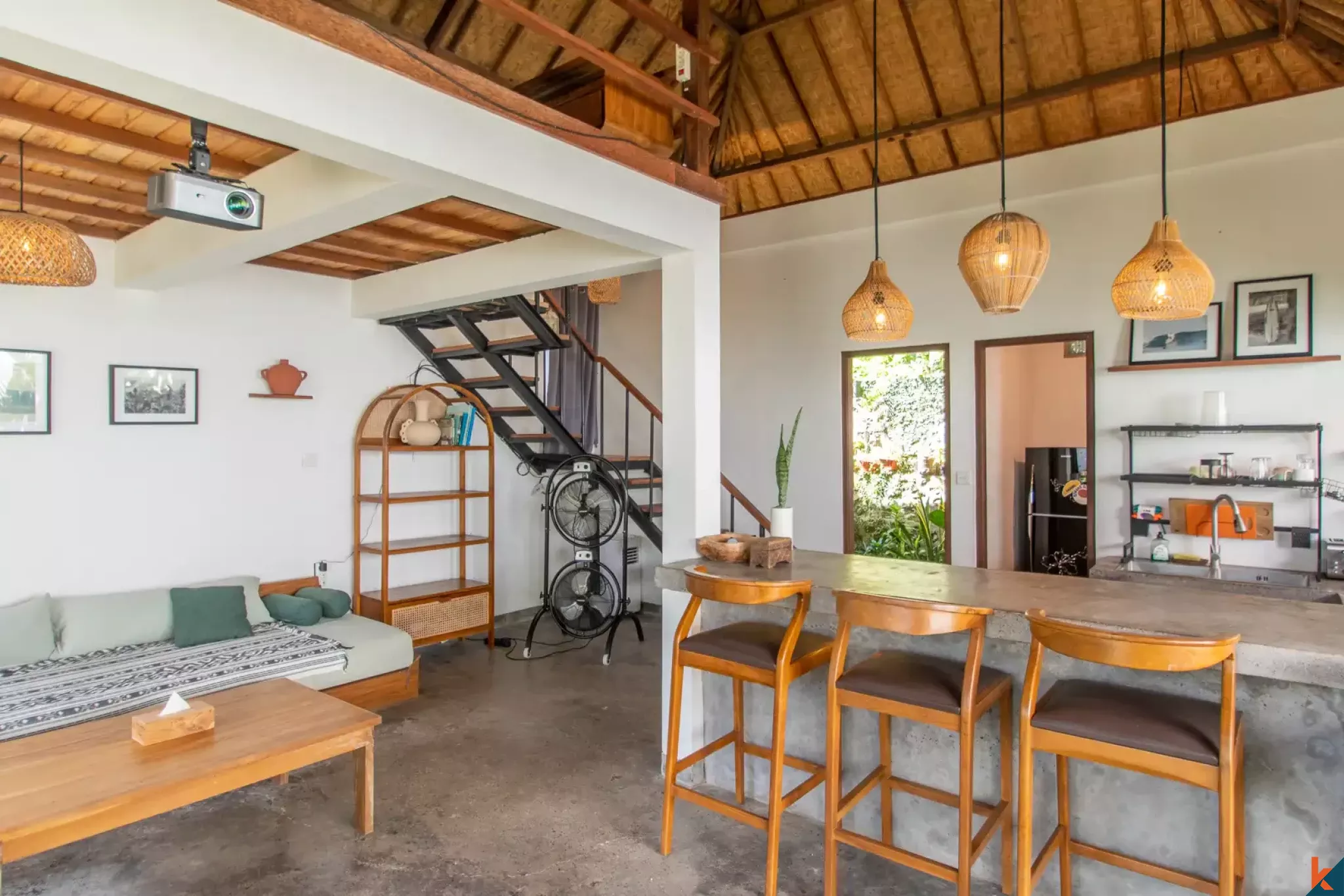 Magnifique villa d'une chambre en bail emphytéotique dans le quartier paisible de Pecatu - Uluwatu