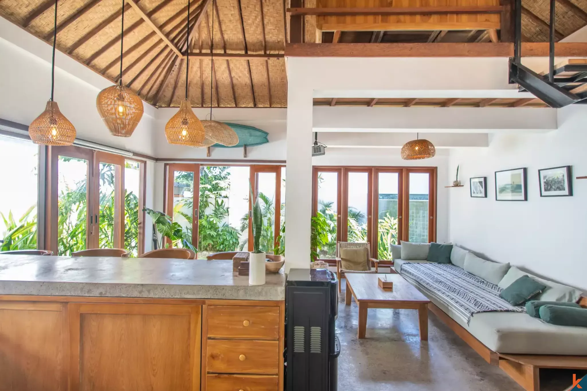 Magnifique villa d'une chambre en bail emphytéotique dans le quartier paisible de Pecatu - Uluwatu