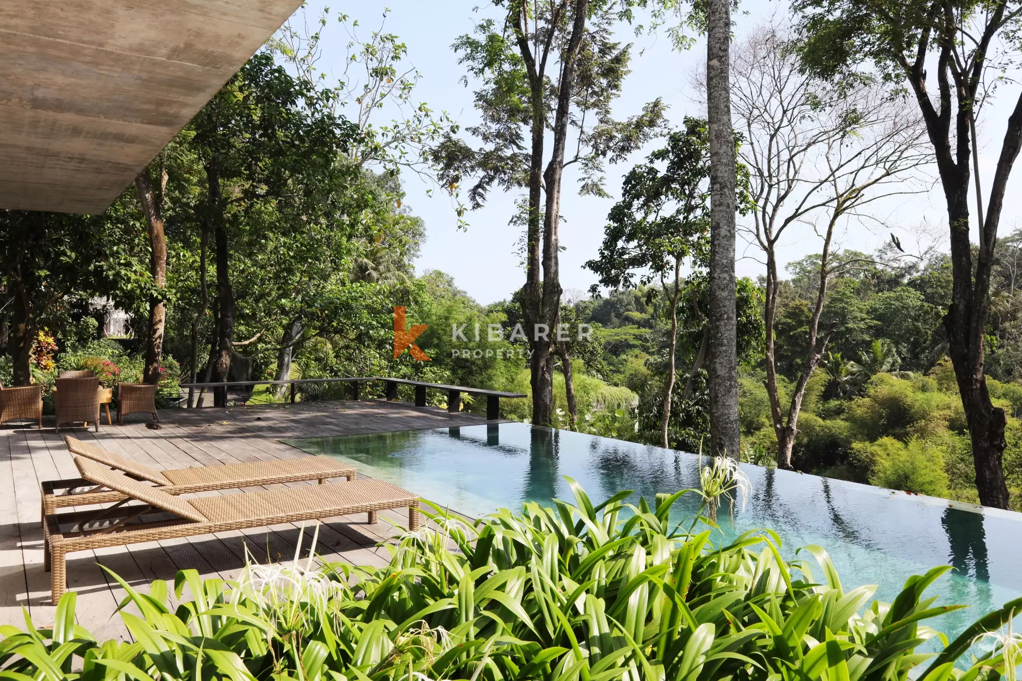 Elevated Modern Tropical Four-Bedroom Villa with Serene Valley Views in Tabanan