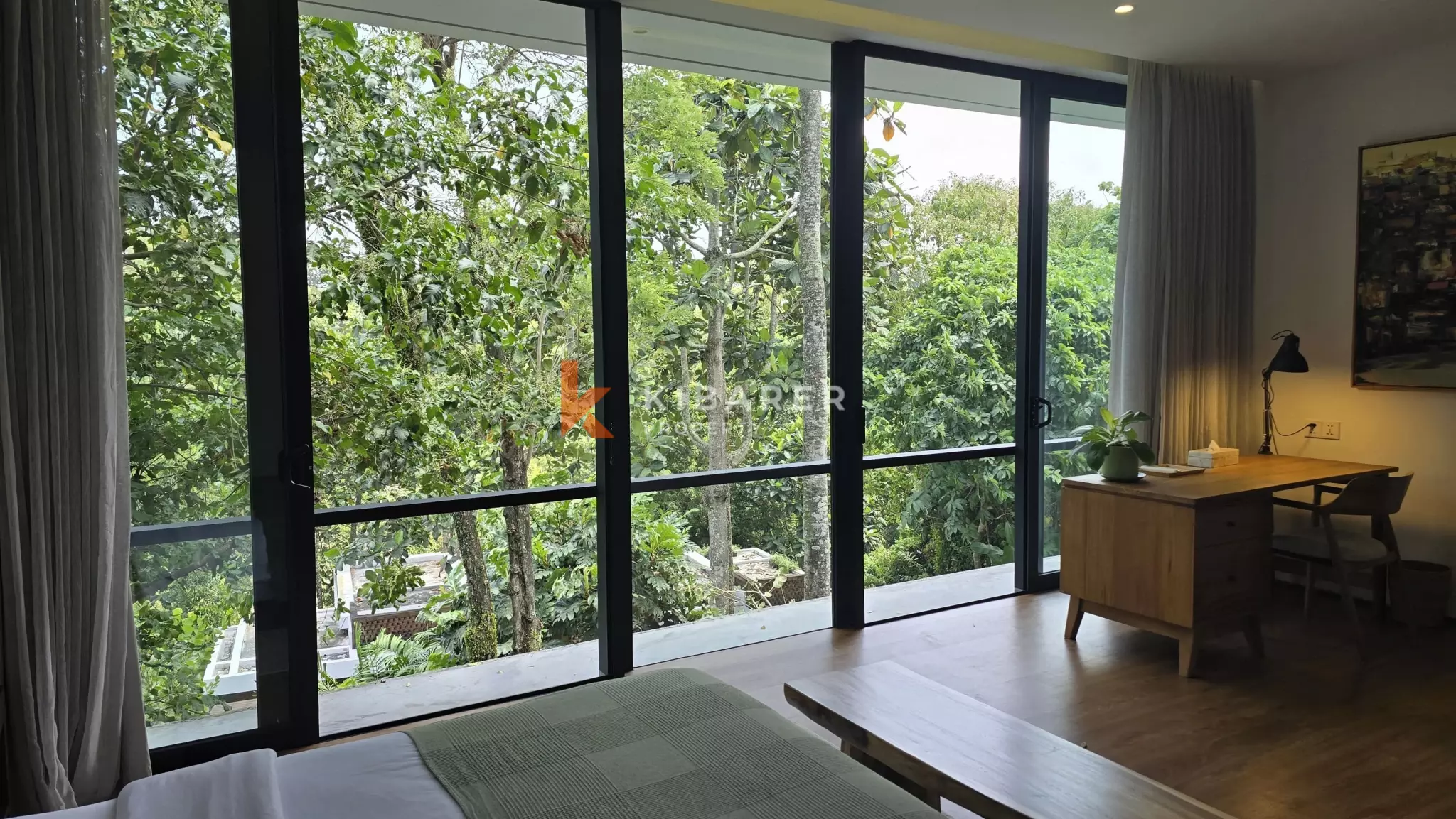 Elevated Modern Tropical Four-Bedroom Villa with Serene Valley Views in Tabanan