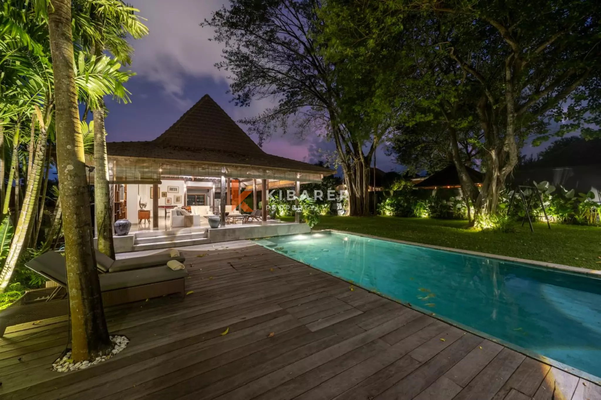 Timeless Tropical Four-Bedroom Villa with Open Living in Umalas