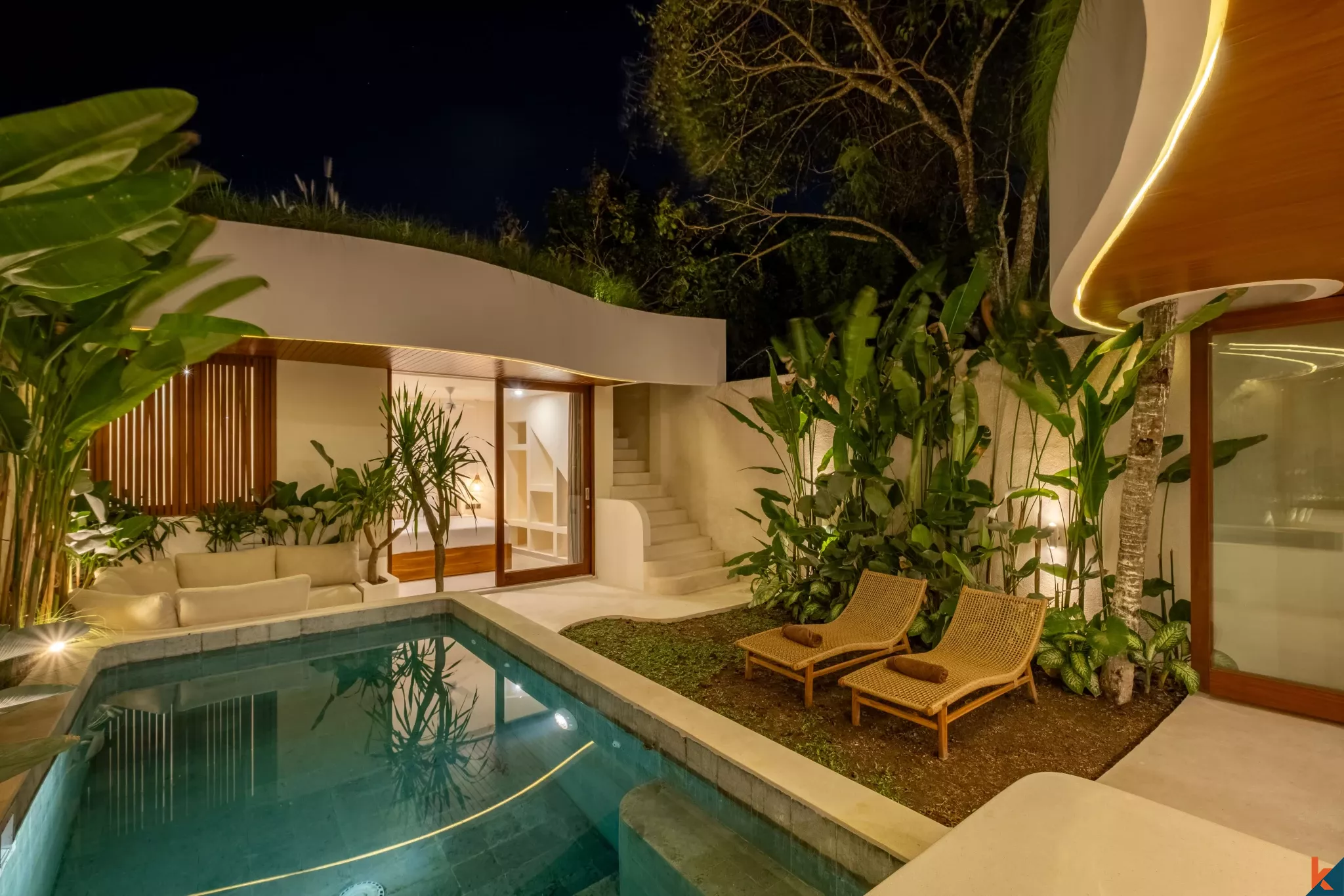 Villa tropicale élégante de 2 chambres à venir à Pecatu