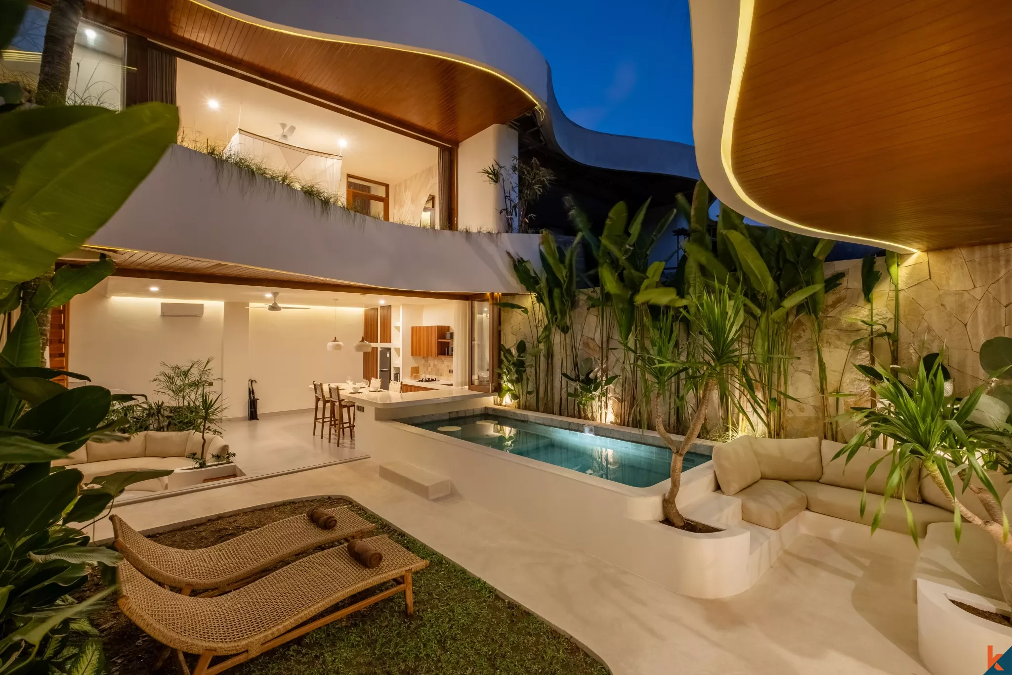 Villa tropicale élégante de 2 chambres à venir à Pecatu