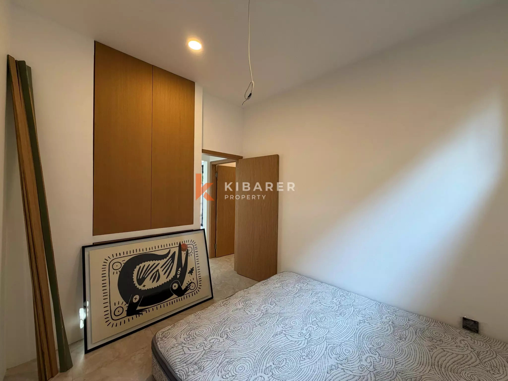 Minimalist Two-Bedrooms Enclosed Villa Moments from Seseh Beach (Minimum 2 Years Rental)
