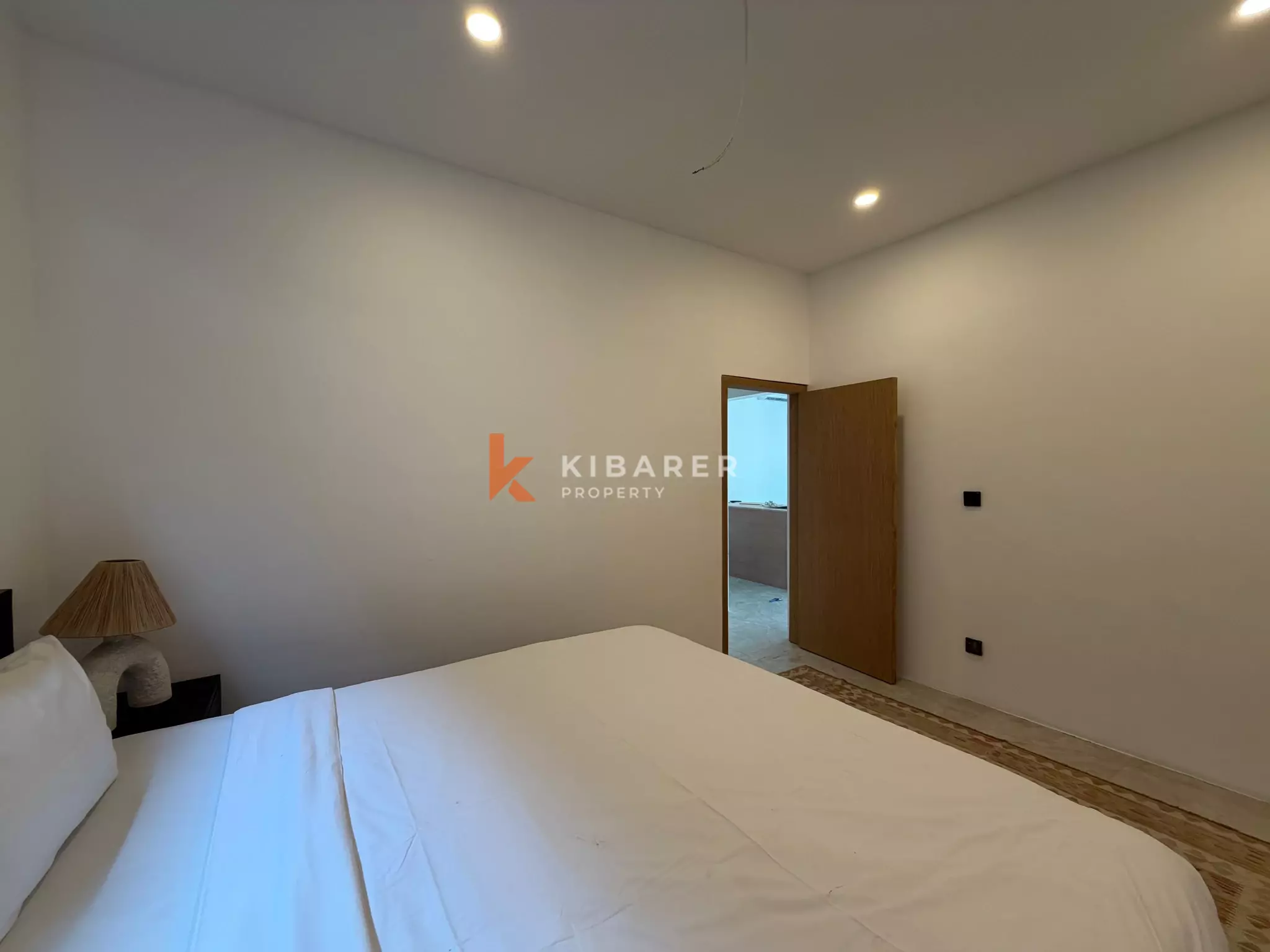 Minimalist Two-Bedrooms Enclosed Villa Moments from Seseh Beach (Minimum 2 Years Rental)