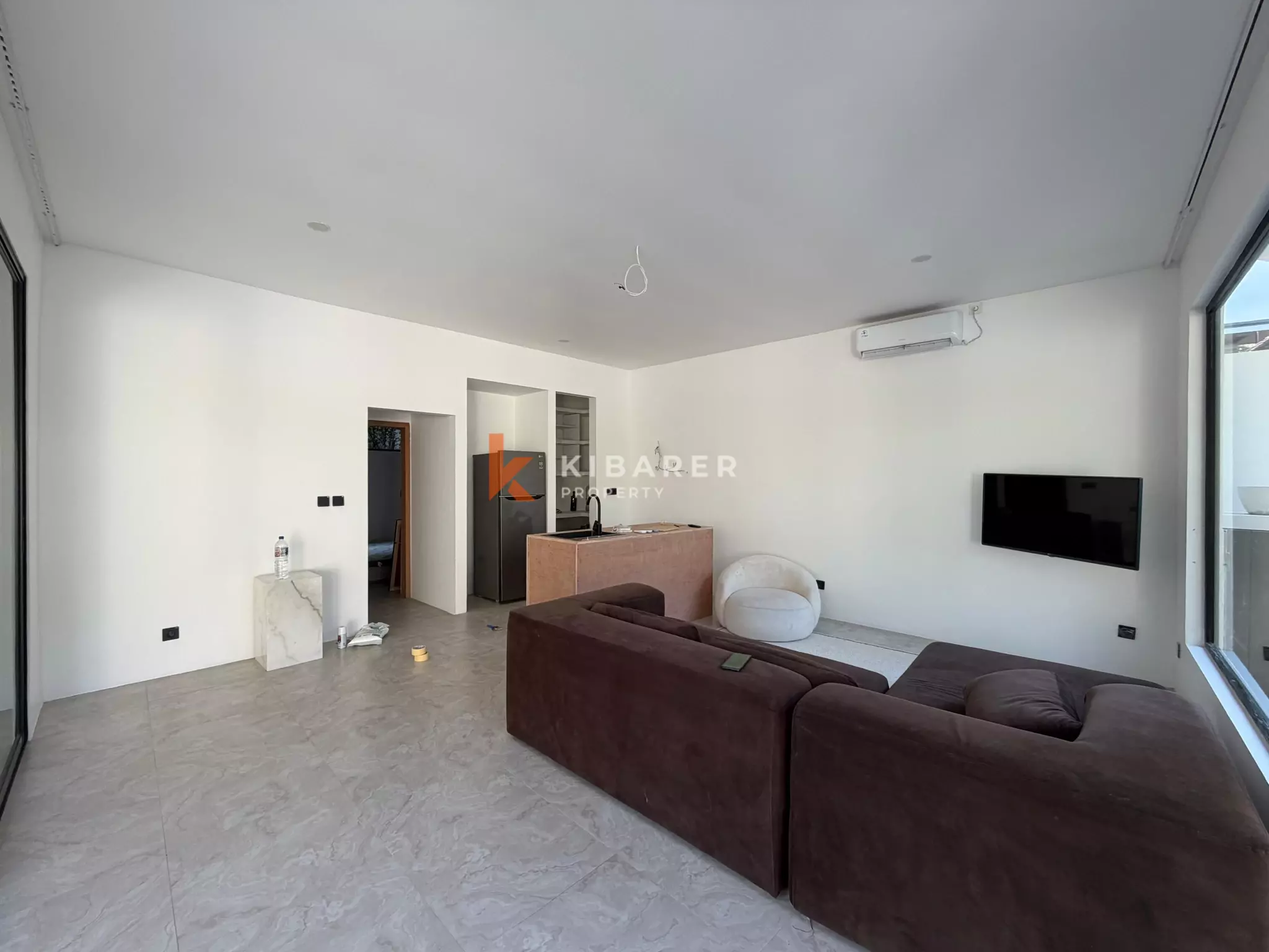 Minimalist Two-Bedrooms Enclosed Villa Moments from Seseh Beach (Minimum 2 Years Rental)