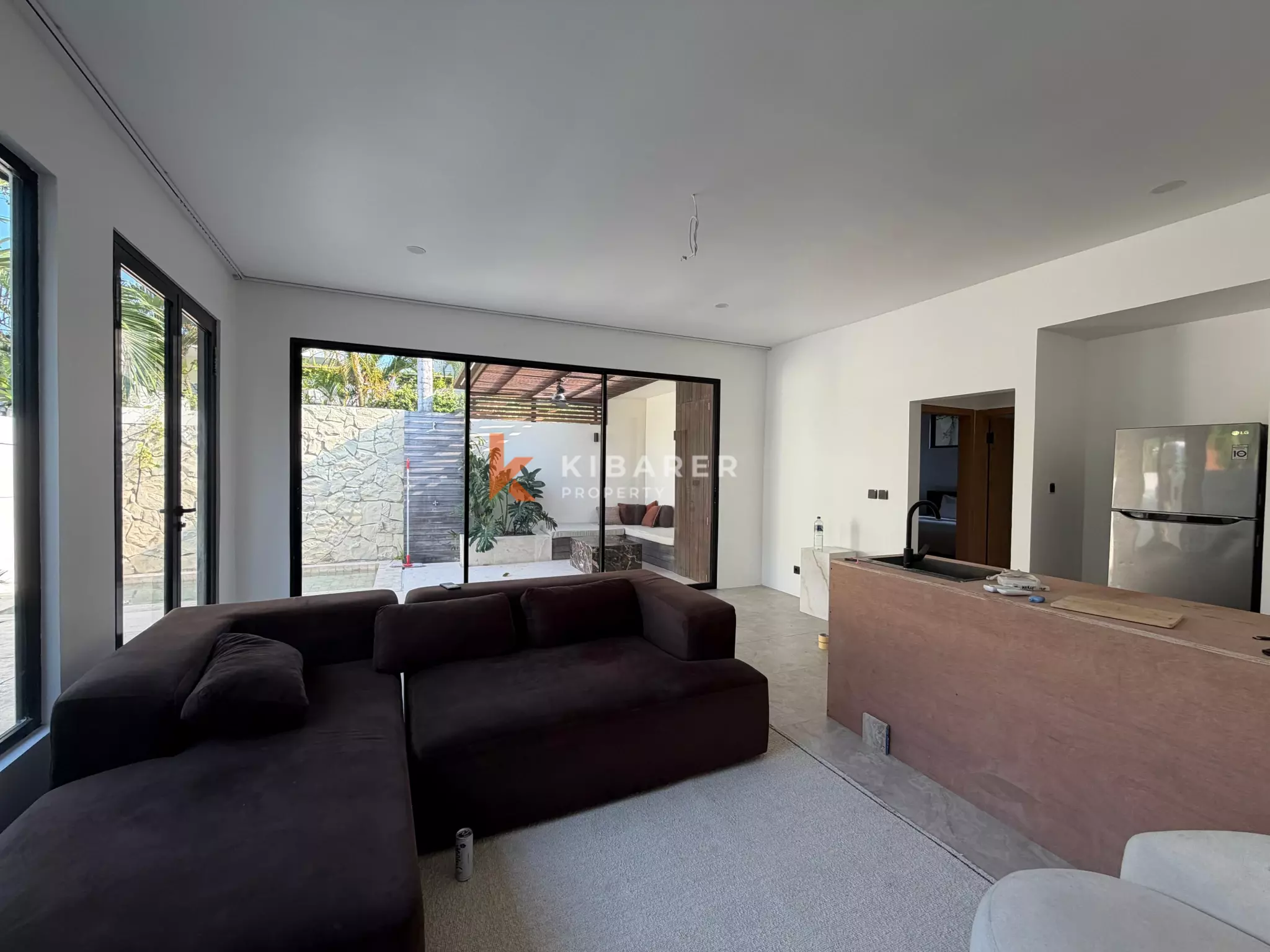 Minimalist Two-Bedrooms Enclosed Villa Moments from Seseh Beach (Minimum 2 Years Rental)