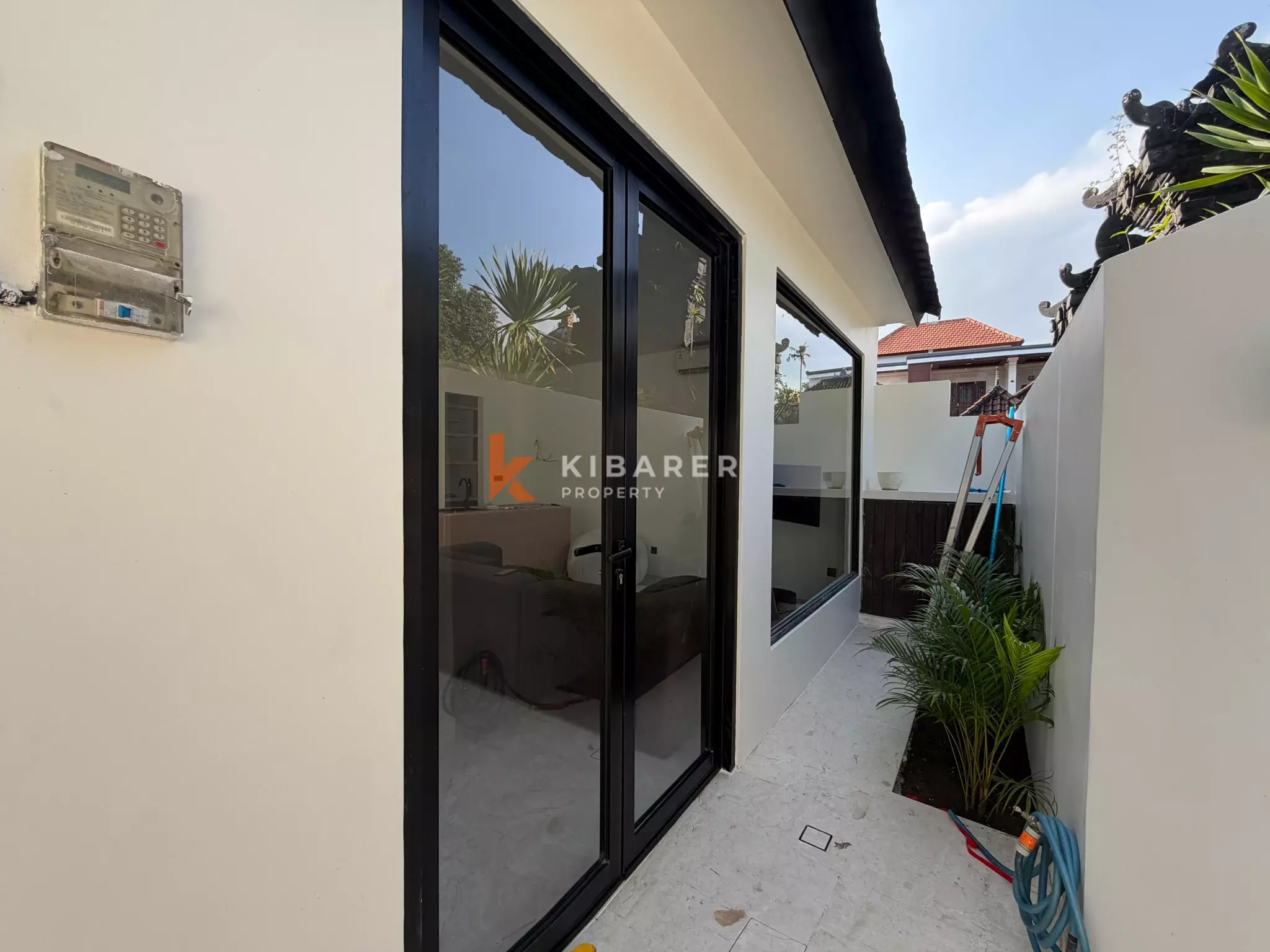 Minimalist Two-Bedrooms Enclosed Villa Moments from Seseh Beach (Minimum 2 Years Rental)