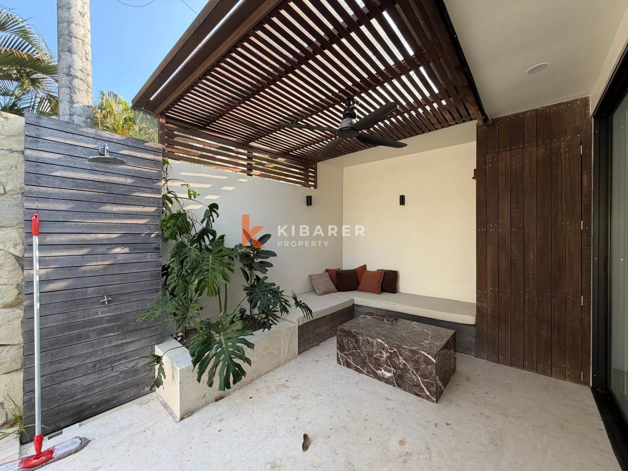 Minimalist Two-Bedrooms Enclosed Villa Moments from Seseh Beach (Minimum 2 Years Rental)