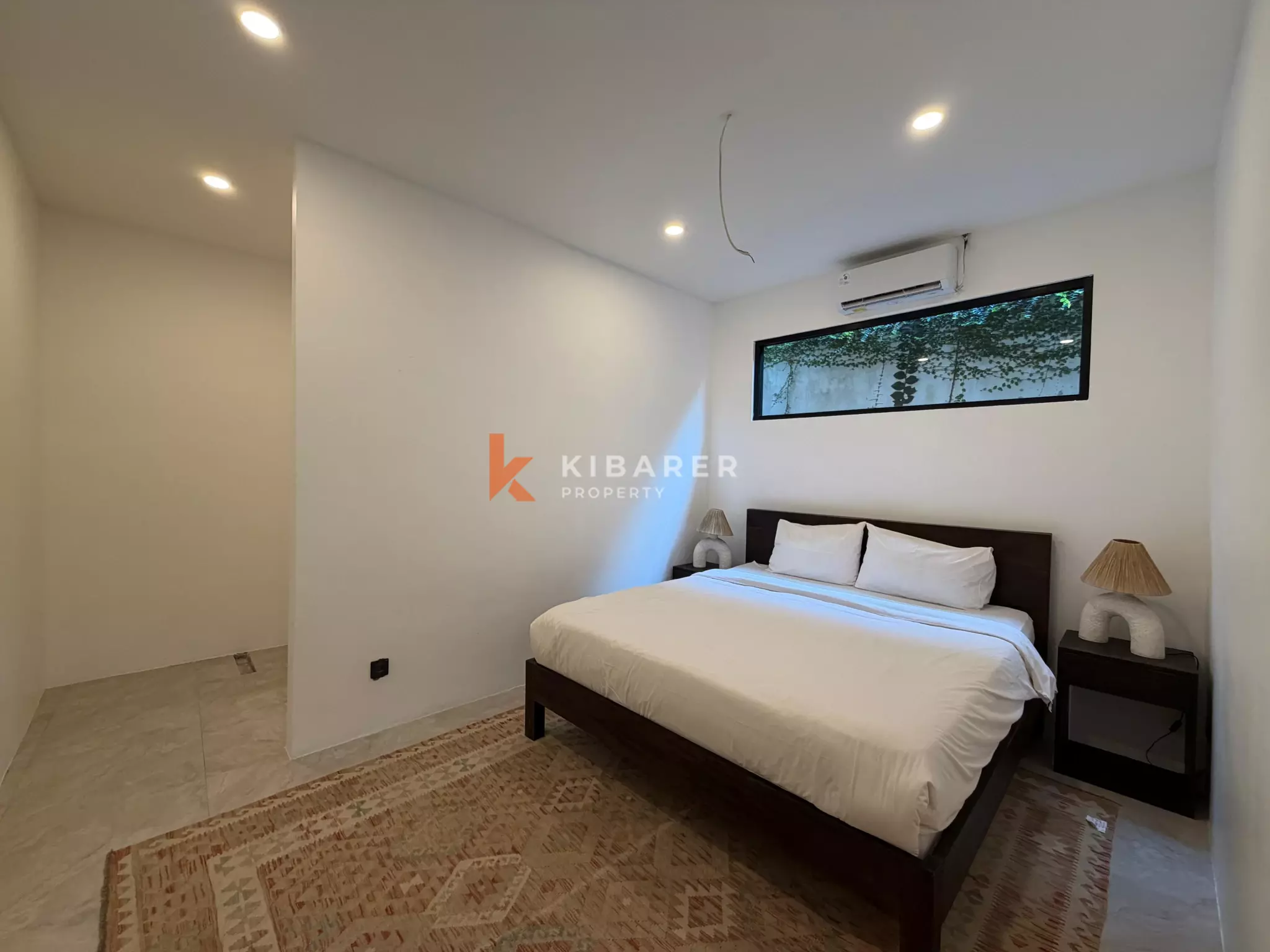 Minimalist Two-Bedrooms Enclosed Villa Moments from Seseh Beach (Minimum 2 Years Rental)