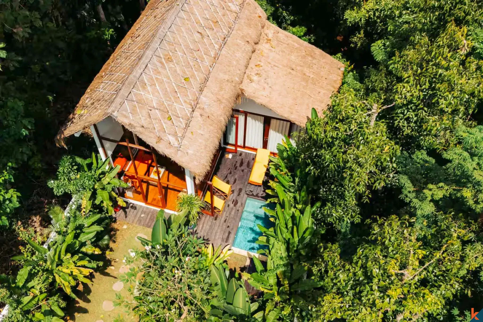 Villa Modern Dua Kamar Tidur untuk Disewa di Area Tenang Semenanjung Bukit