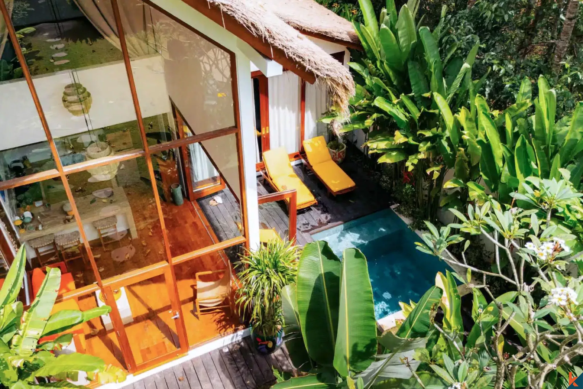 Villa Modern Dua Kamar Tidur untuk Disewa di Area Tenang Semenanjung Bukit