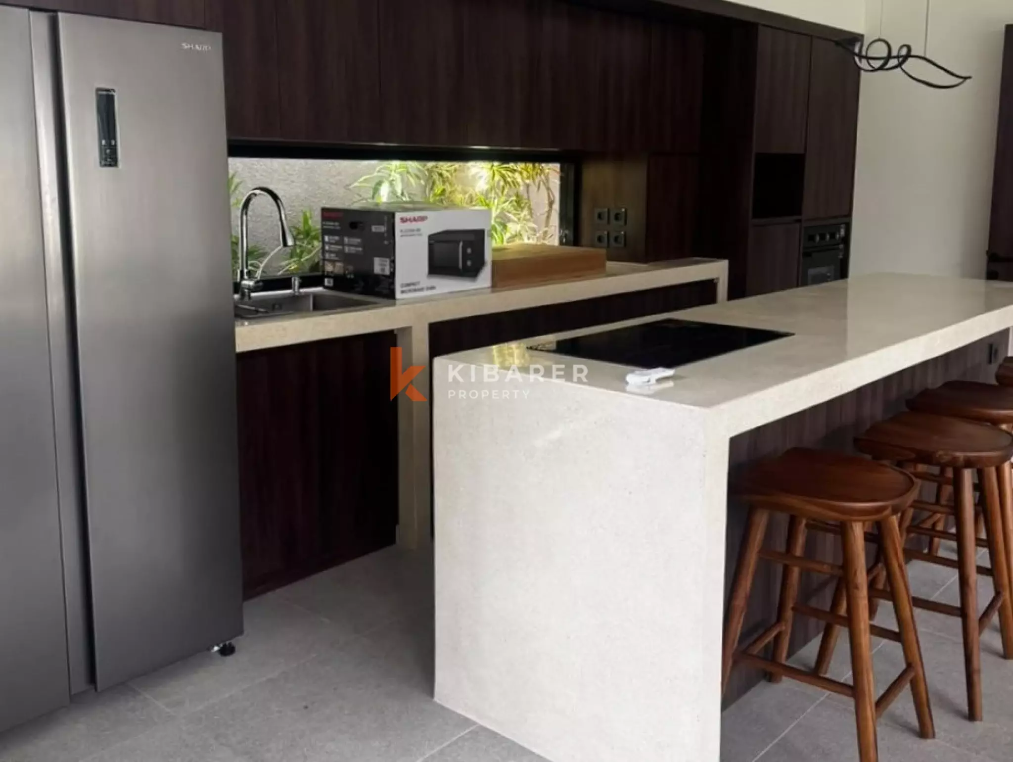 Magnifique villa fermée de deux chambres dans le quartier central d'Umalas