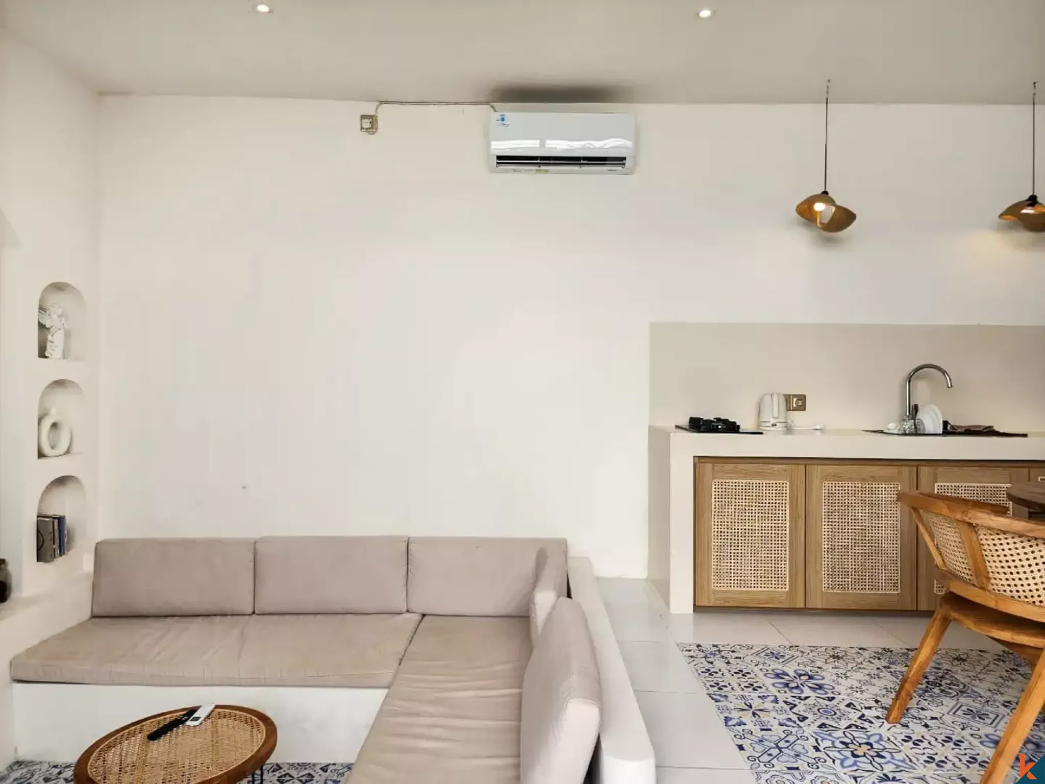 Maison de style méditerranéen en bail emphytéotique de deux chambres dans le quartier de Balangan