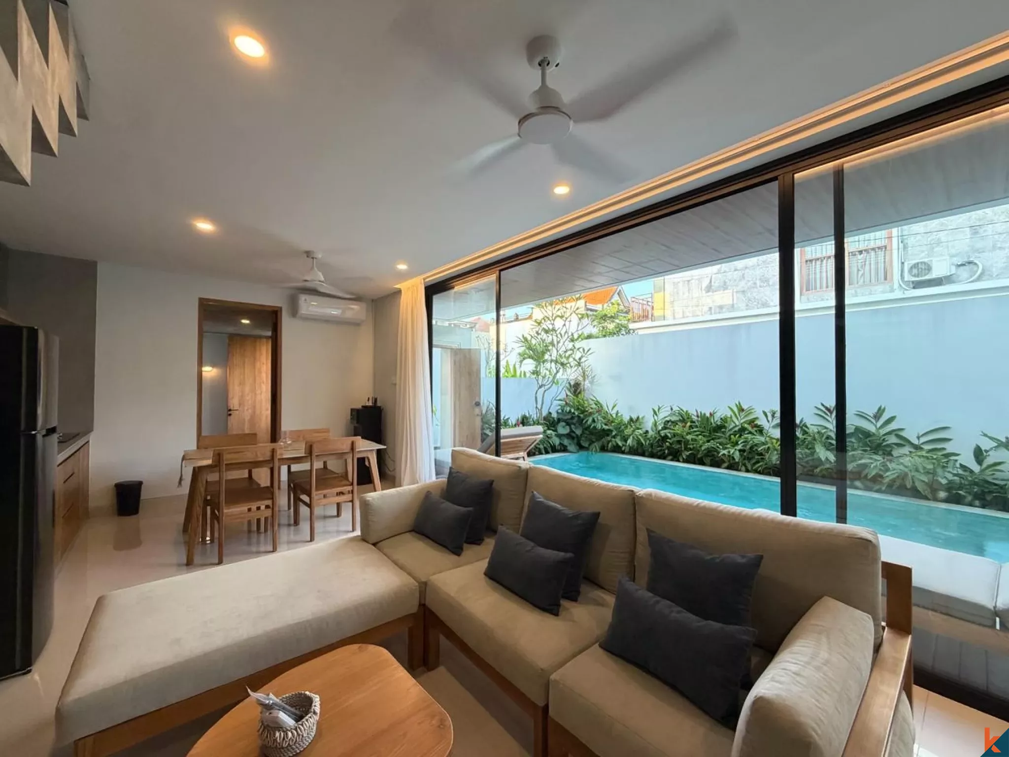 Modern Comfort Two-Bedrooms Enclosed Villa in Peaceful Padonan-Dalung Area