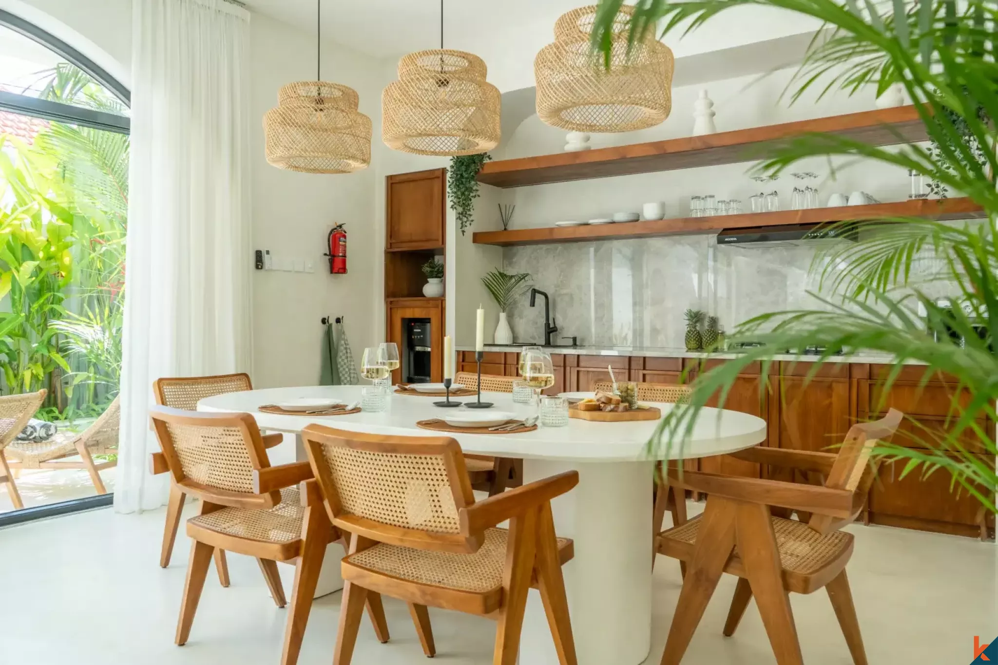 Modern Two Bedroom Family Villa for Lease in Prime Canggu