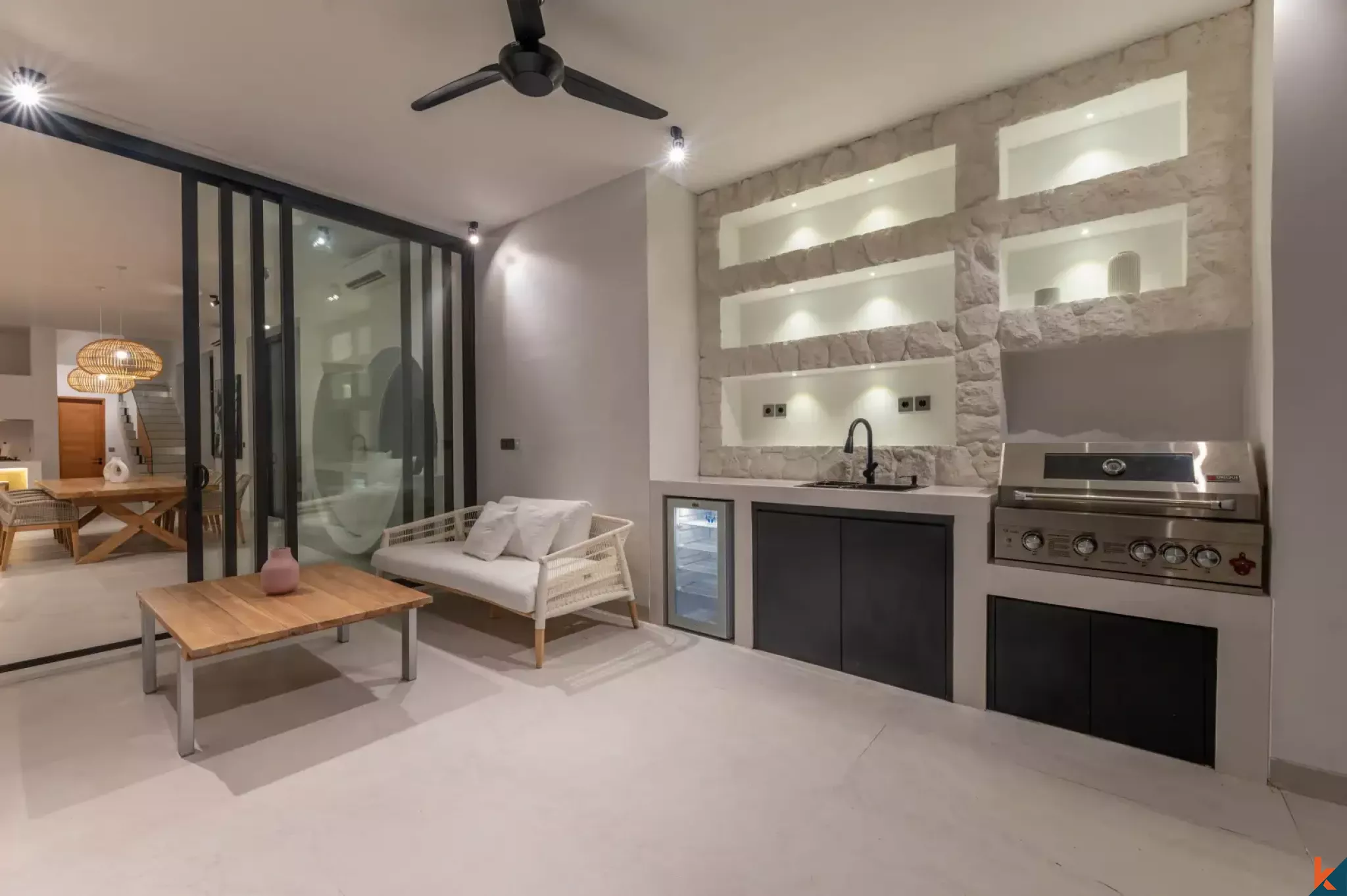 Luxury Three Bedroom Villa with Long Leasehold and River Views Near Pererenan Beach