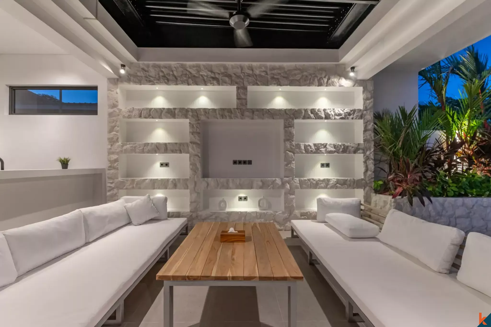 Luxury Three Bedroom Villa with Long Leasehold and River Views Near Pererenan Beach