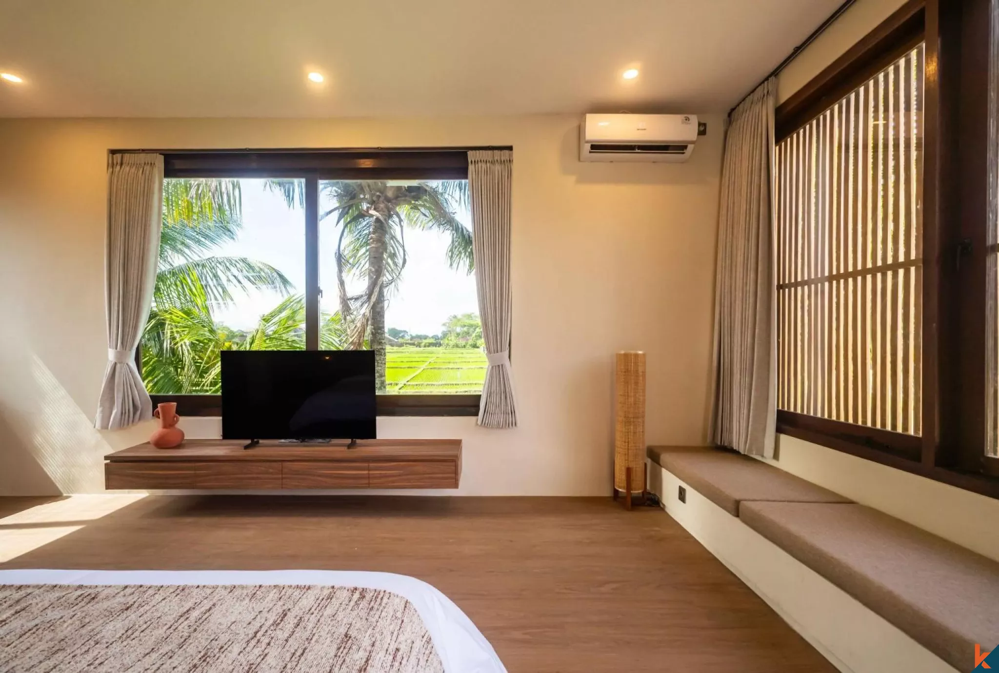 Two Bedroom Villa with rice field view in Kedungu
