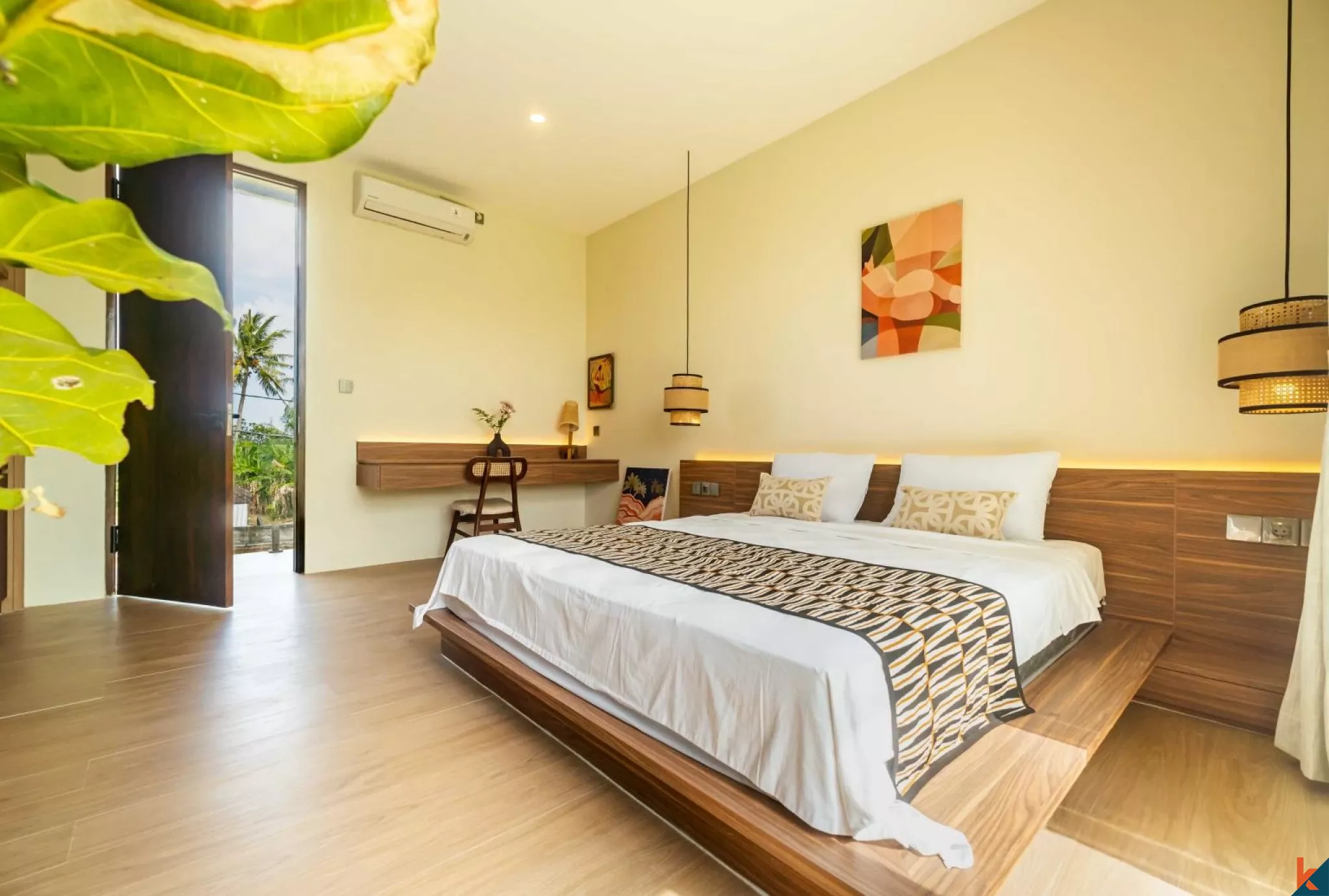 Two Bedroom Villa with rice field view in Kedungu