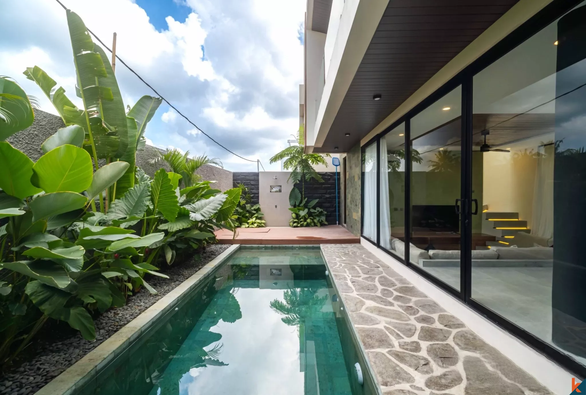 Two Bedroom Villa with rice field view in Kedungu