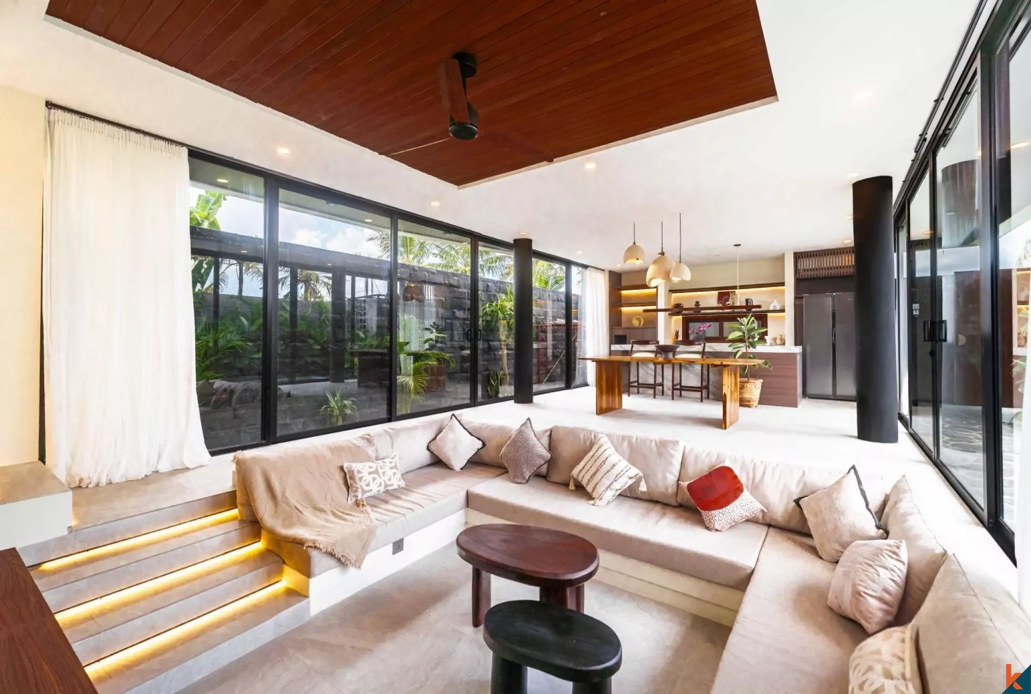Two Bedroom Villa with rice field view in Kedungu