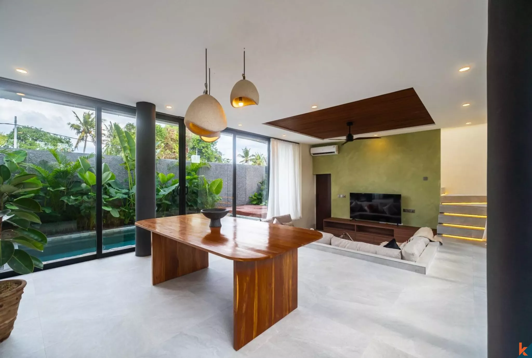 Two Bedroom Villa with rice field view in Kedungu