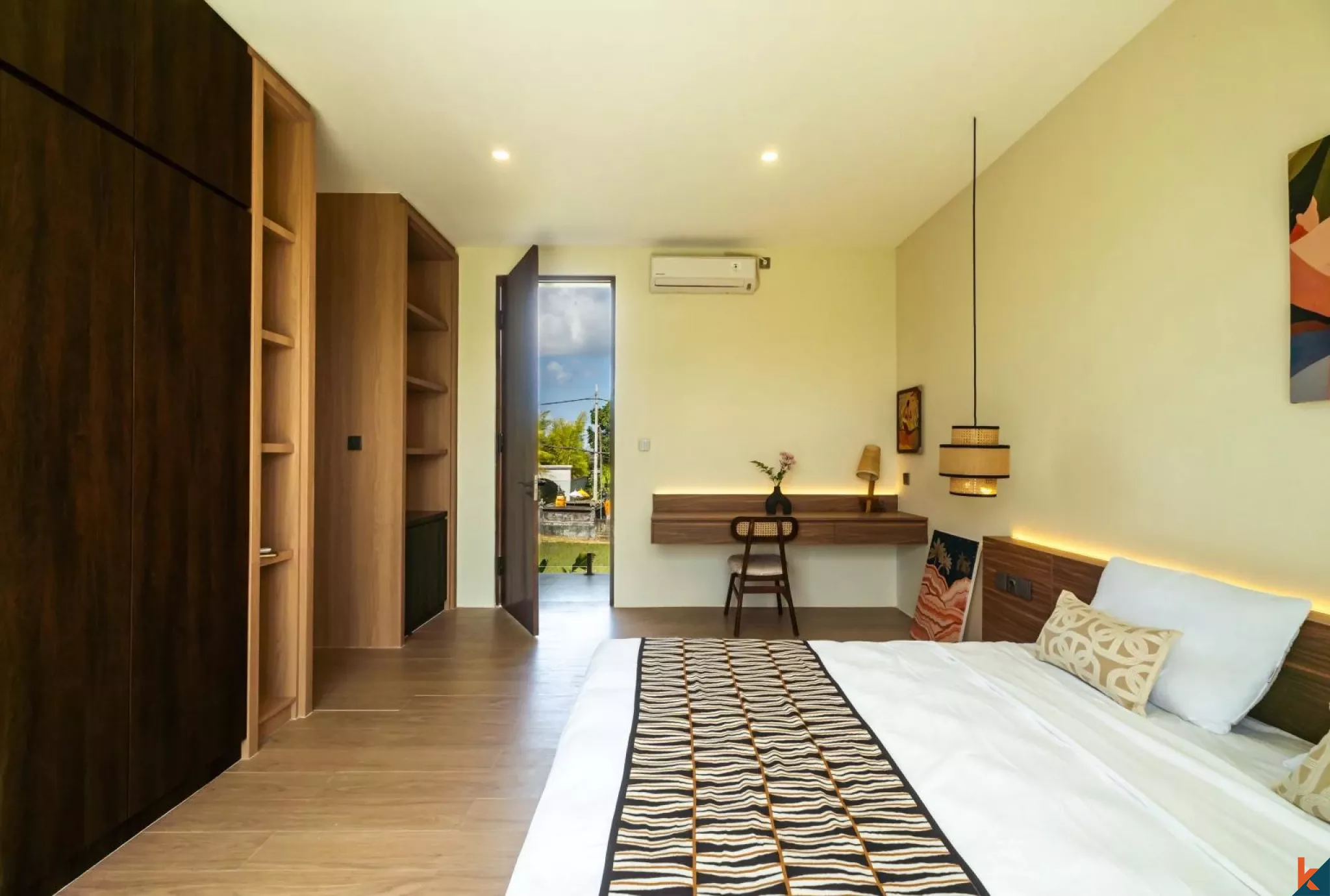 Two Bedroom Villa with rice field view in Kedungu
