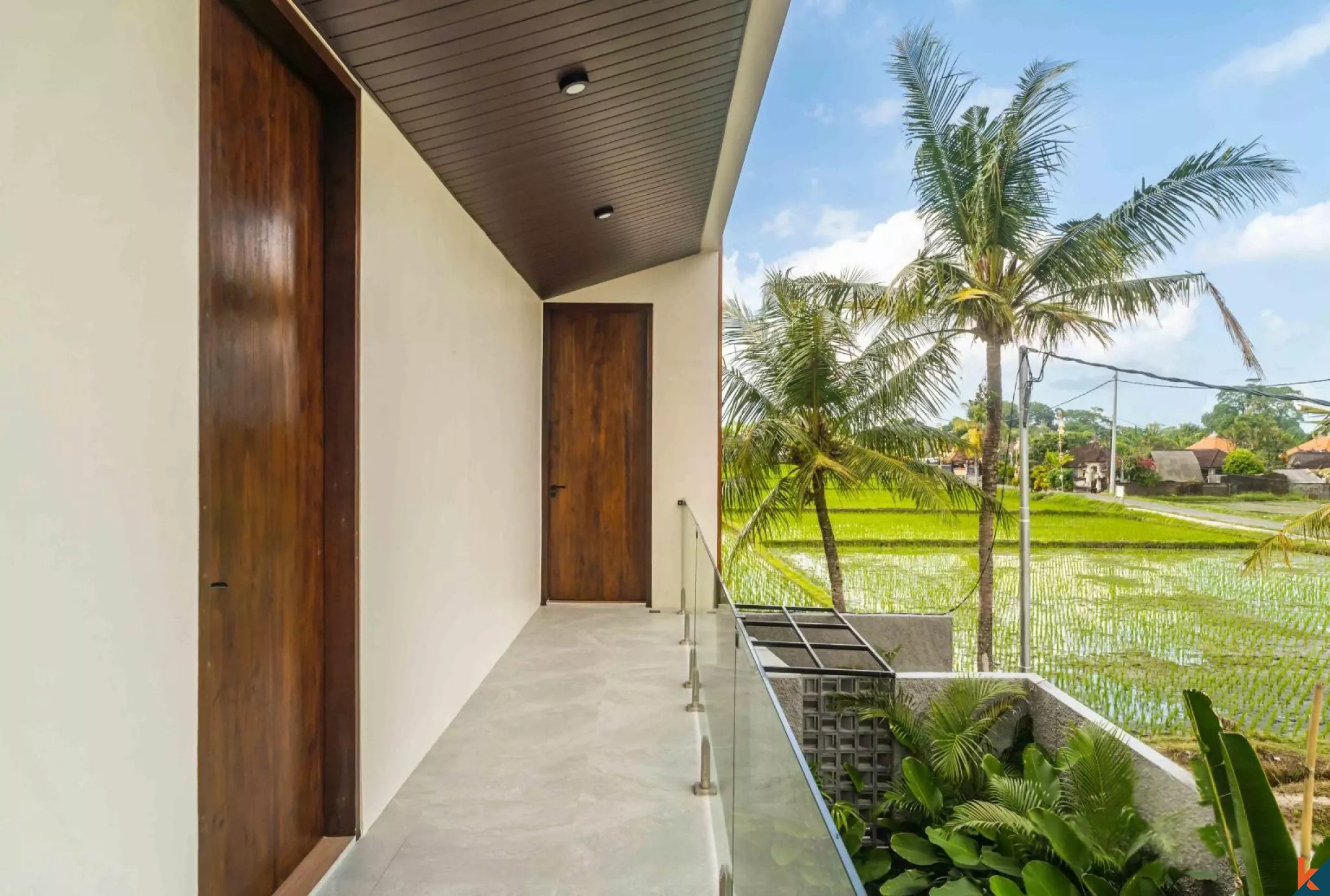 Two Bedroom Villa with rice field view in Kedungu
