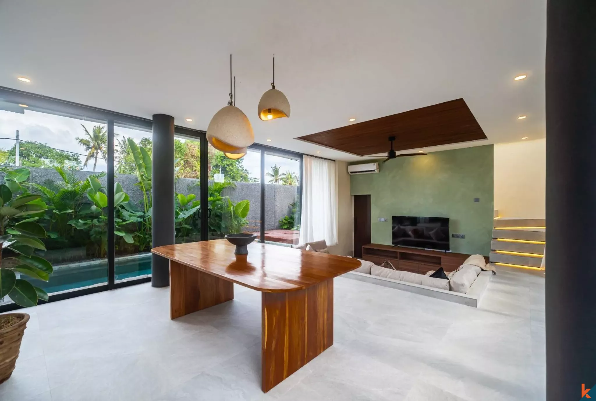 Two Bedroom Villa with rice field view in Kedungu