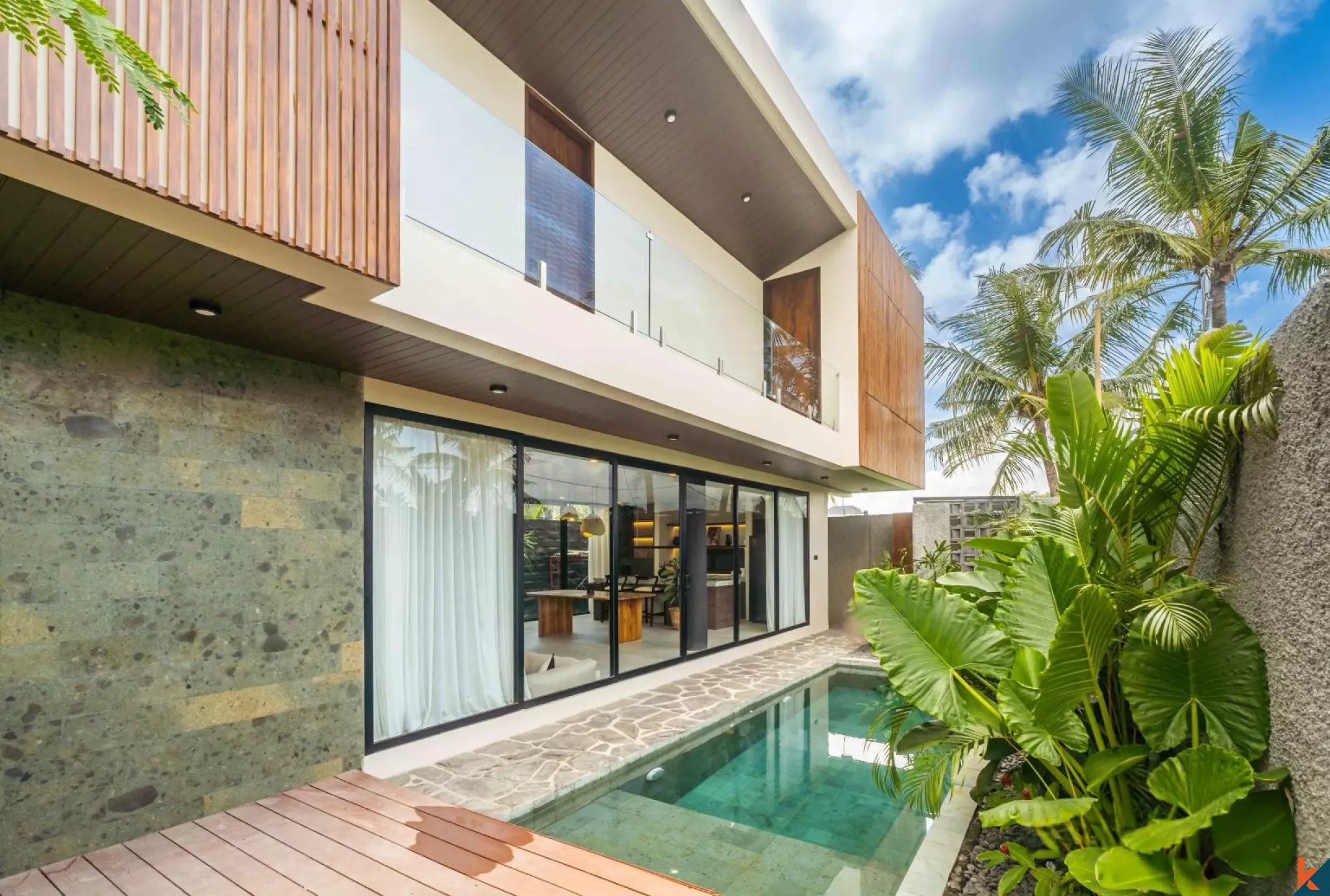 Two Bedroom Villa with rice field view in Kedungu