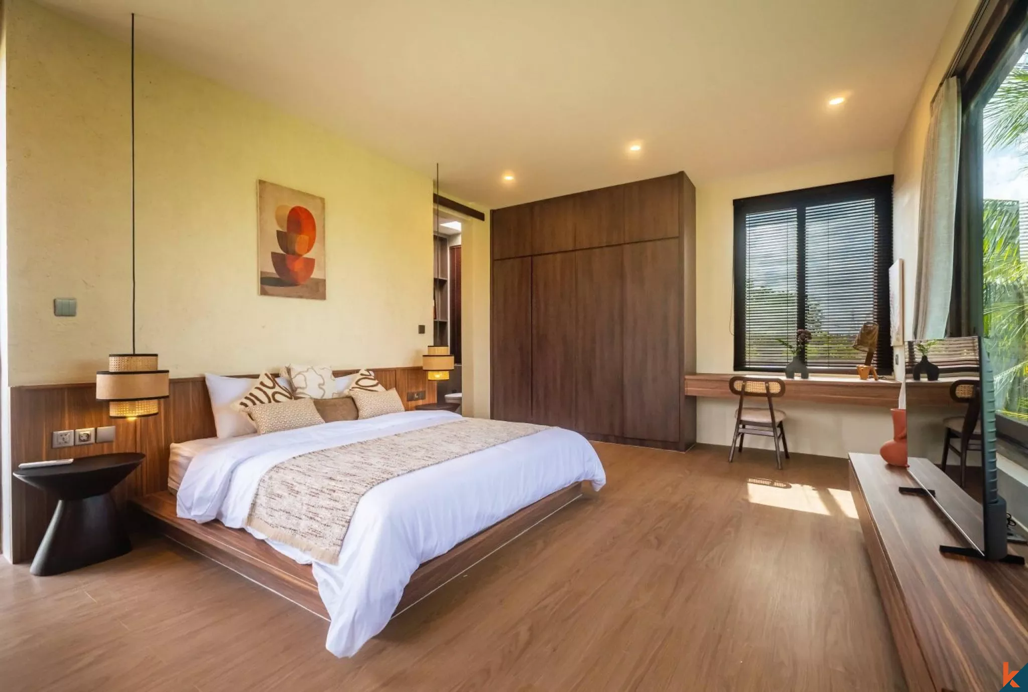 Two Bedroom Villa with rice field view in Kedungu