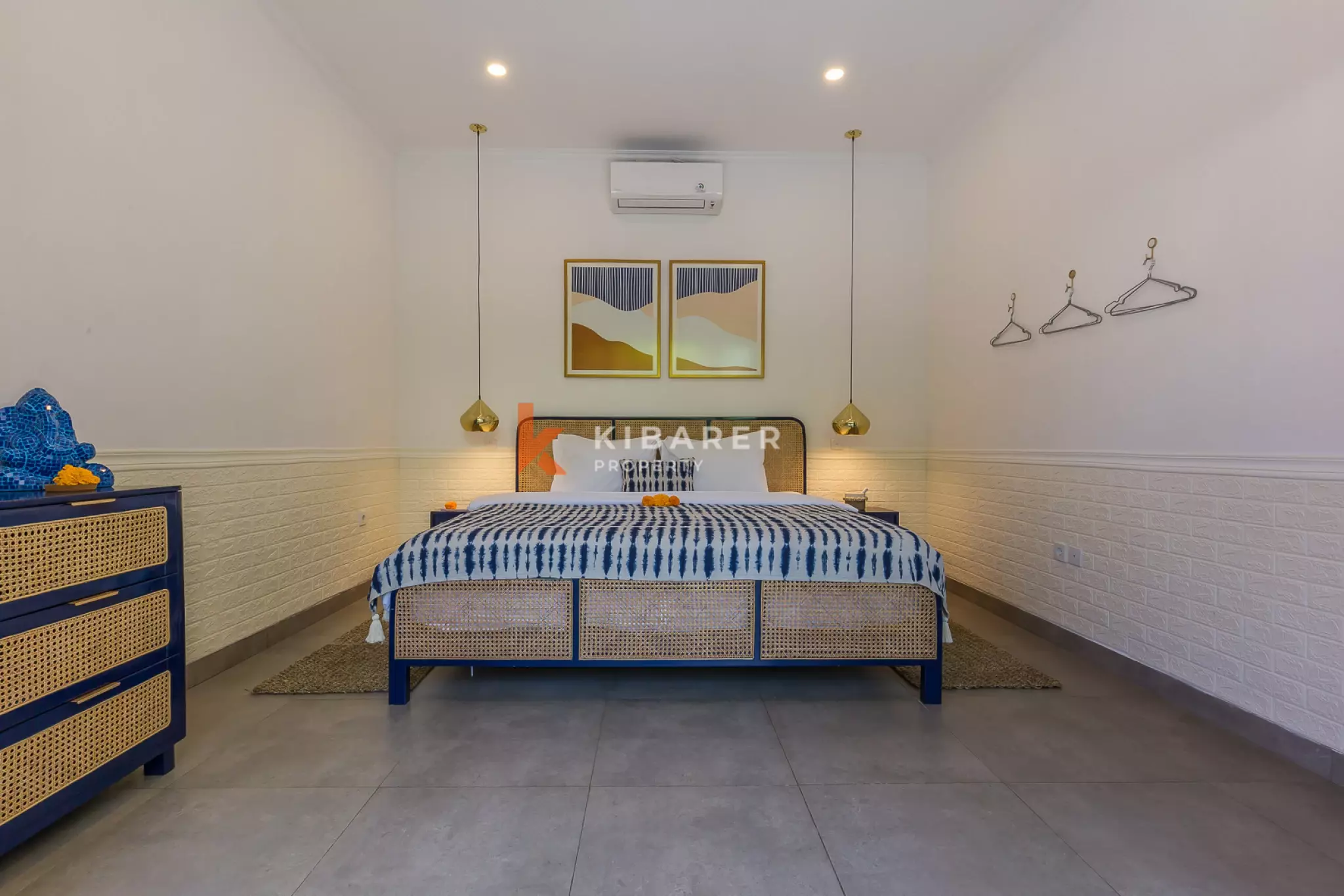 Villa de deux chambres avec cour intérieure et piscine privée à Umalas