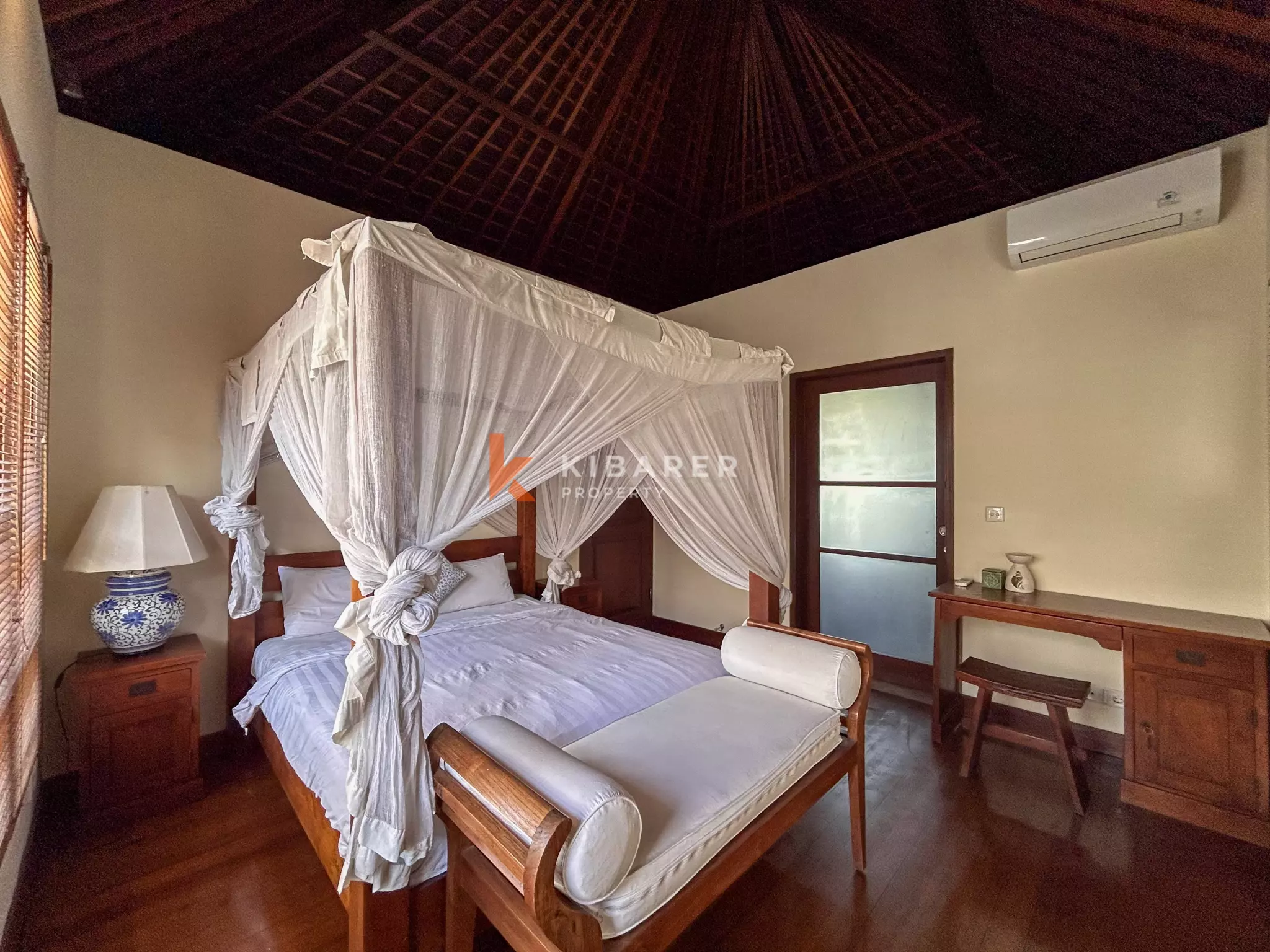 Elegant Four-Bedroom Tropical Oasis with Lush Garden and Private Pool in Umalas