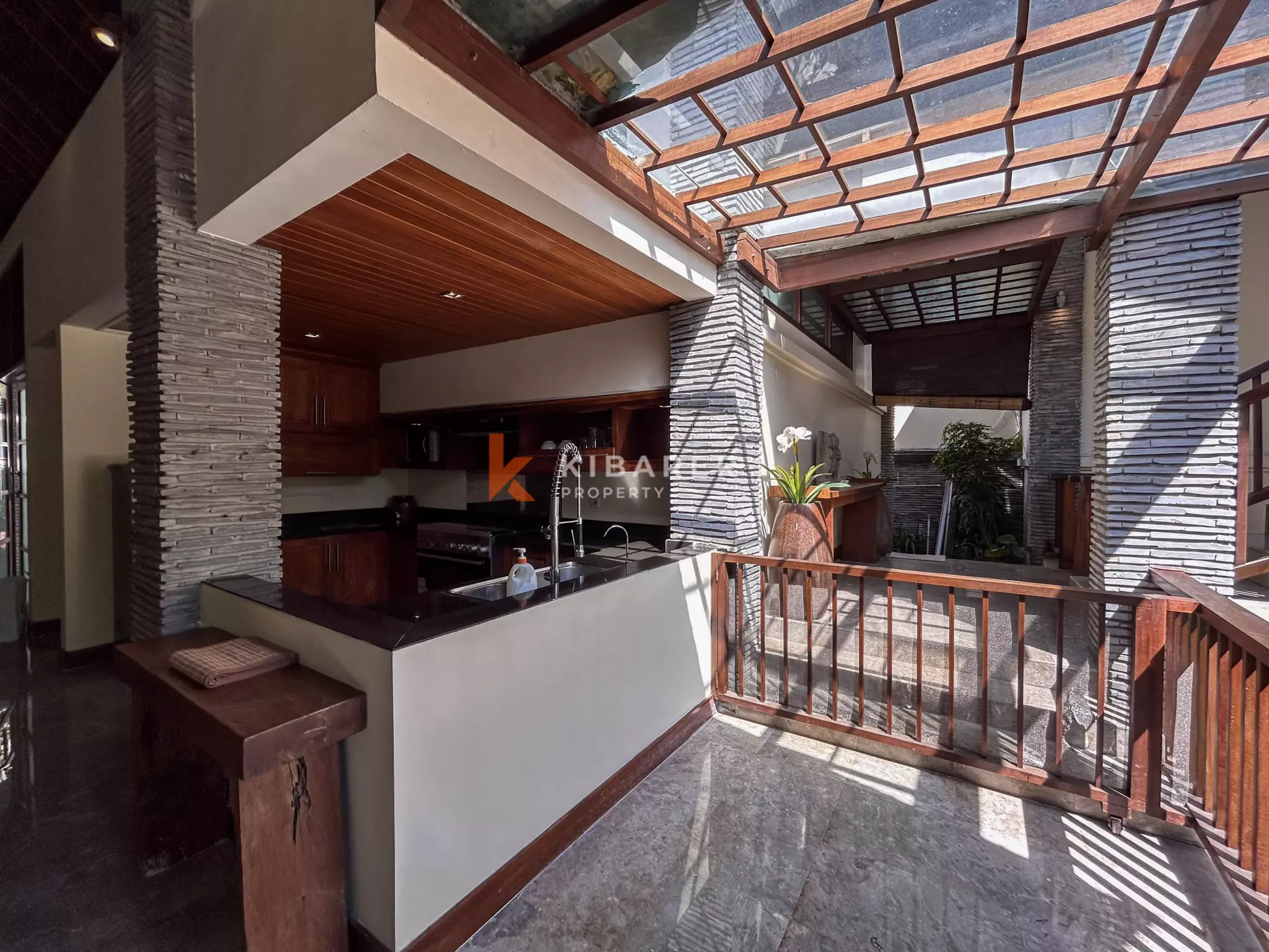 Elegant Four-Bedroom Tropical Oasis with Lush Garden and Private Pool in Umalas