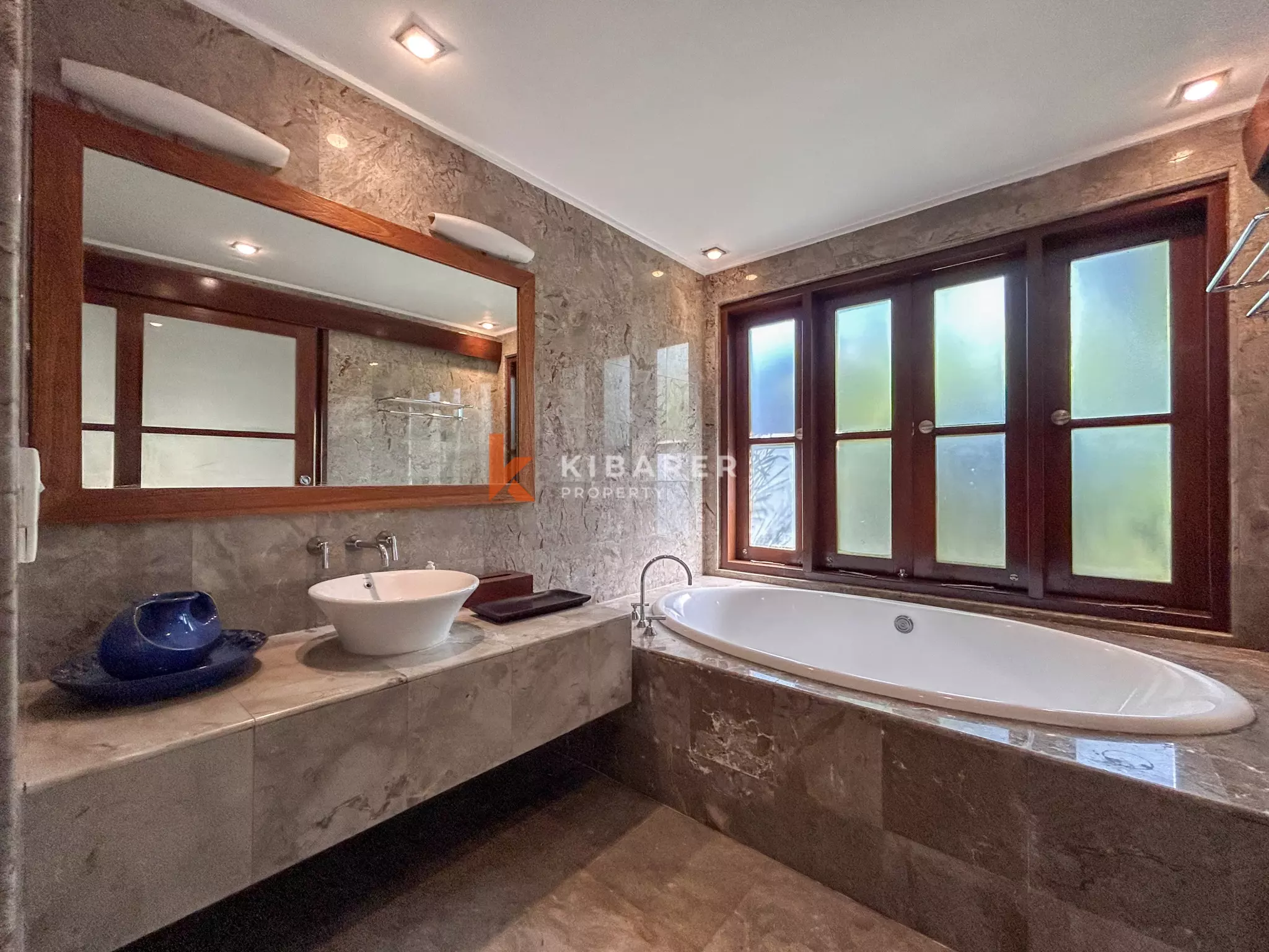Elegant Four-Bedroom Tropical Oasis with Lush Garden and Private Pool in Umalas