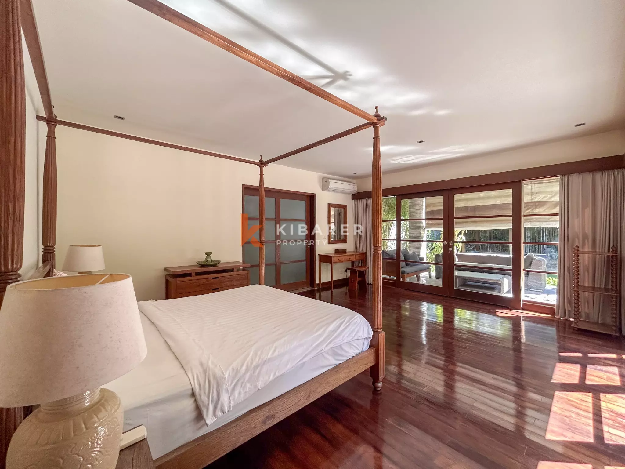 Elegant Four-Bedroom Tropical Oasis with Lush Garden and Private Pool in Umalas