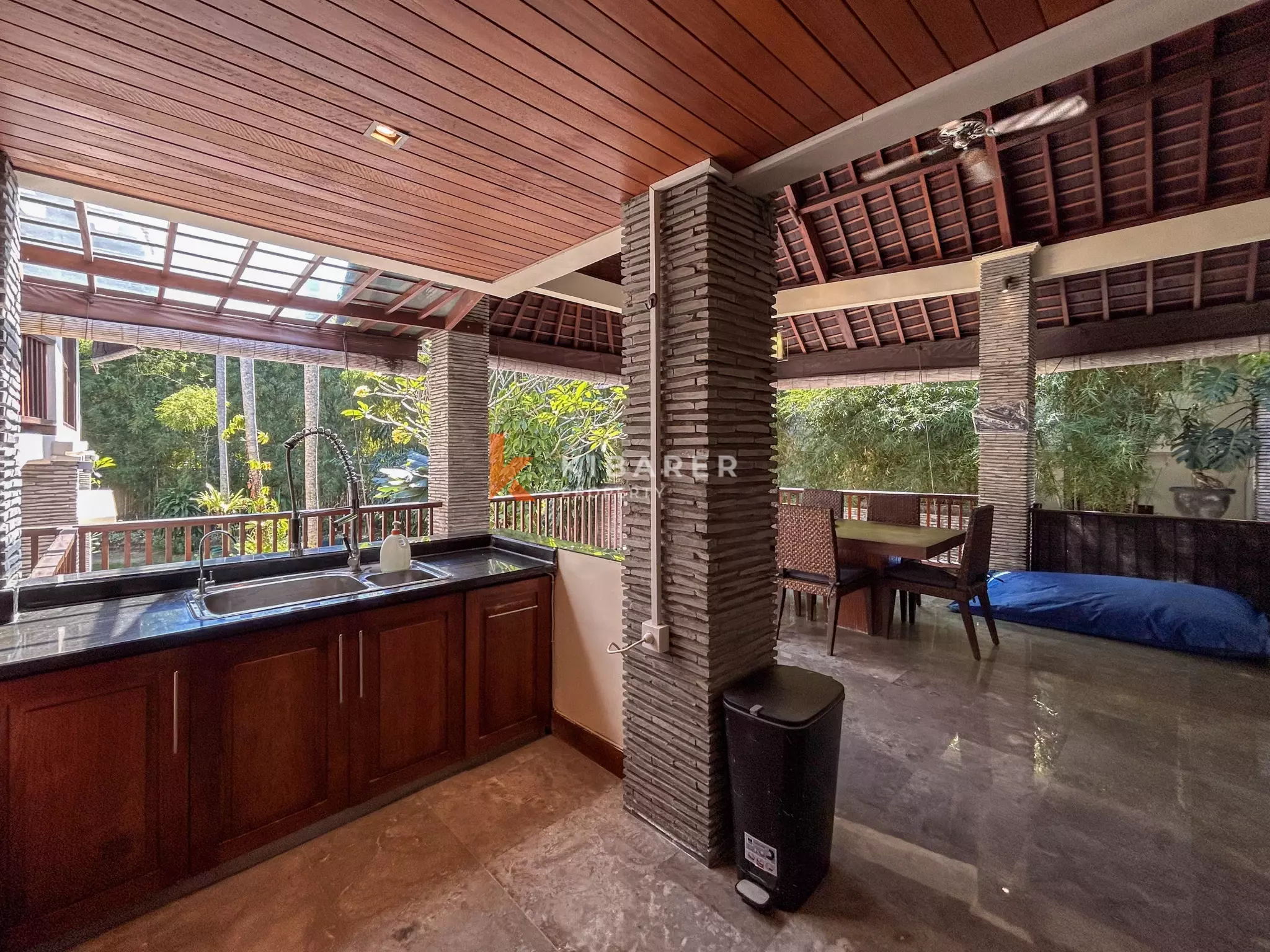 Elegant Four-Bedroom Tropical Oasis with Lush Garden and Private Pool in Umalas