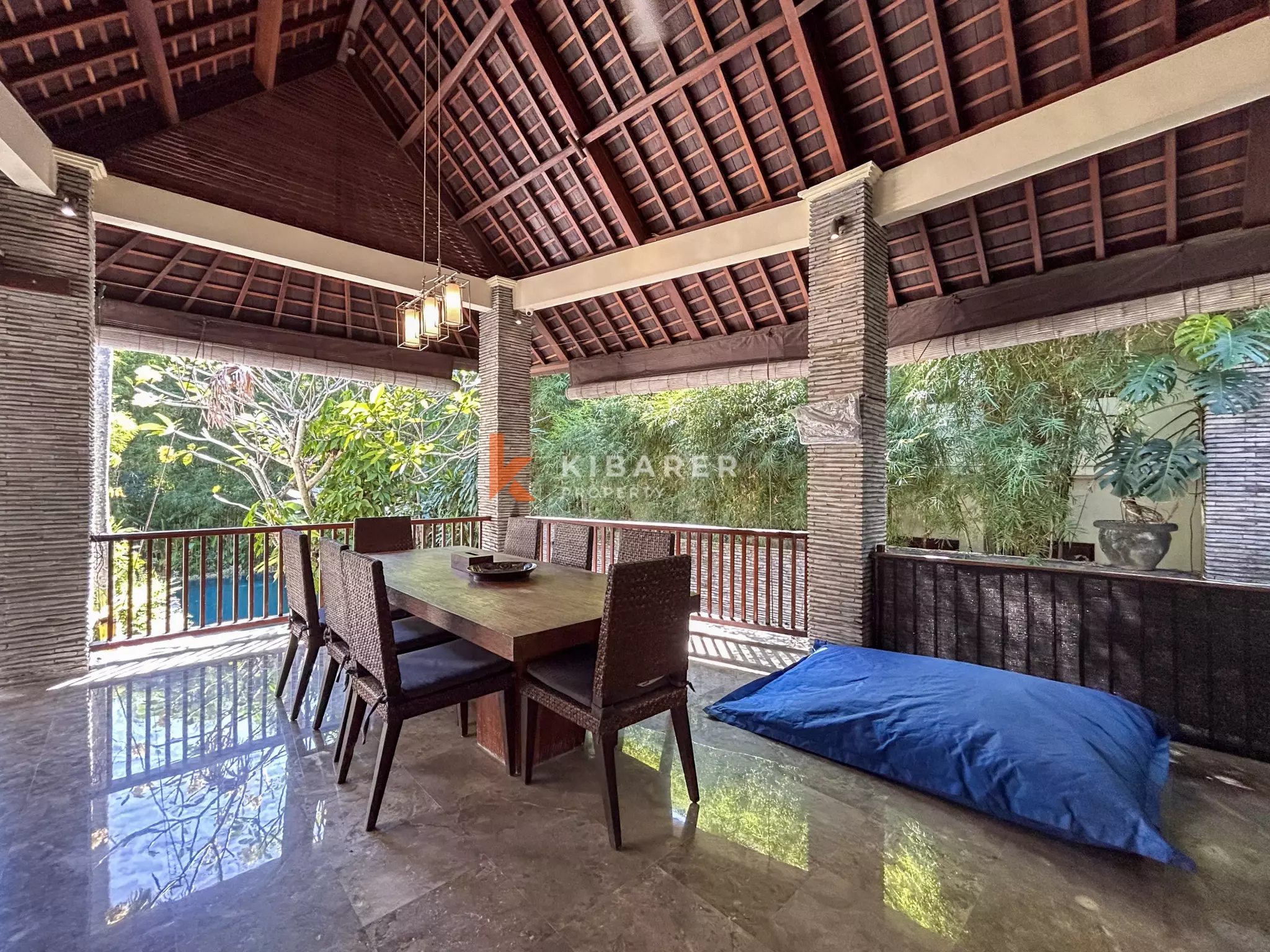 Elegant Four-Bedroom Tropical Oasis with Lush Garden and Private Pool in Umalas