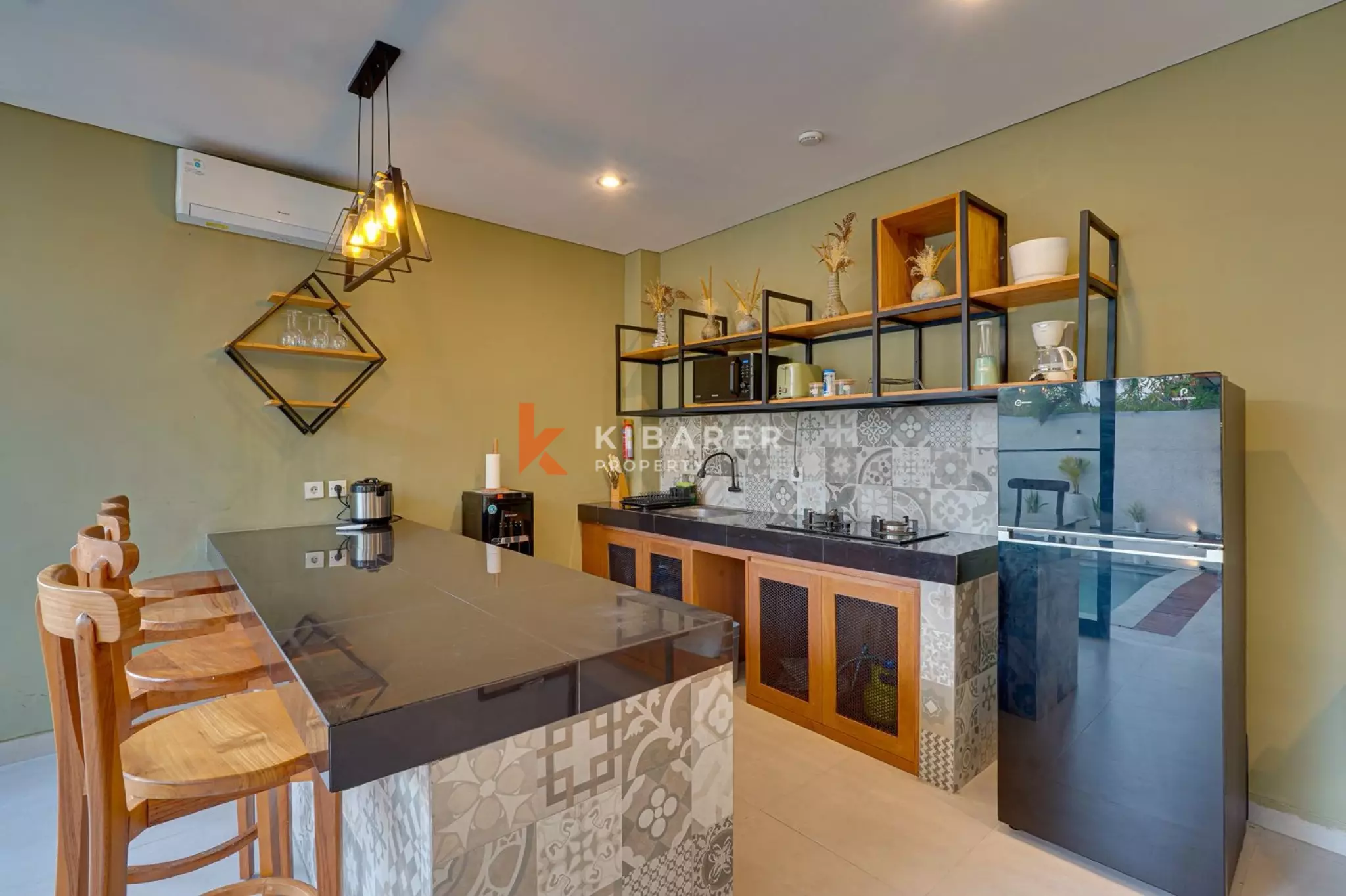 Magnifique villa tropicale de deux chambres avec piscine privée et séjour fermé à Umalas
