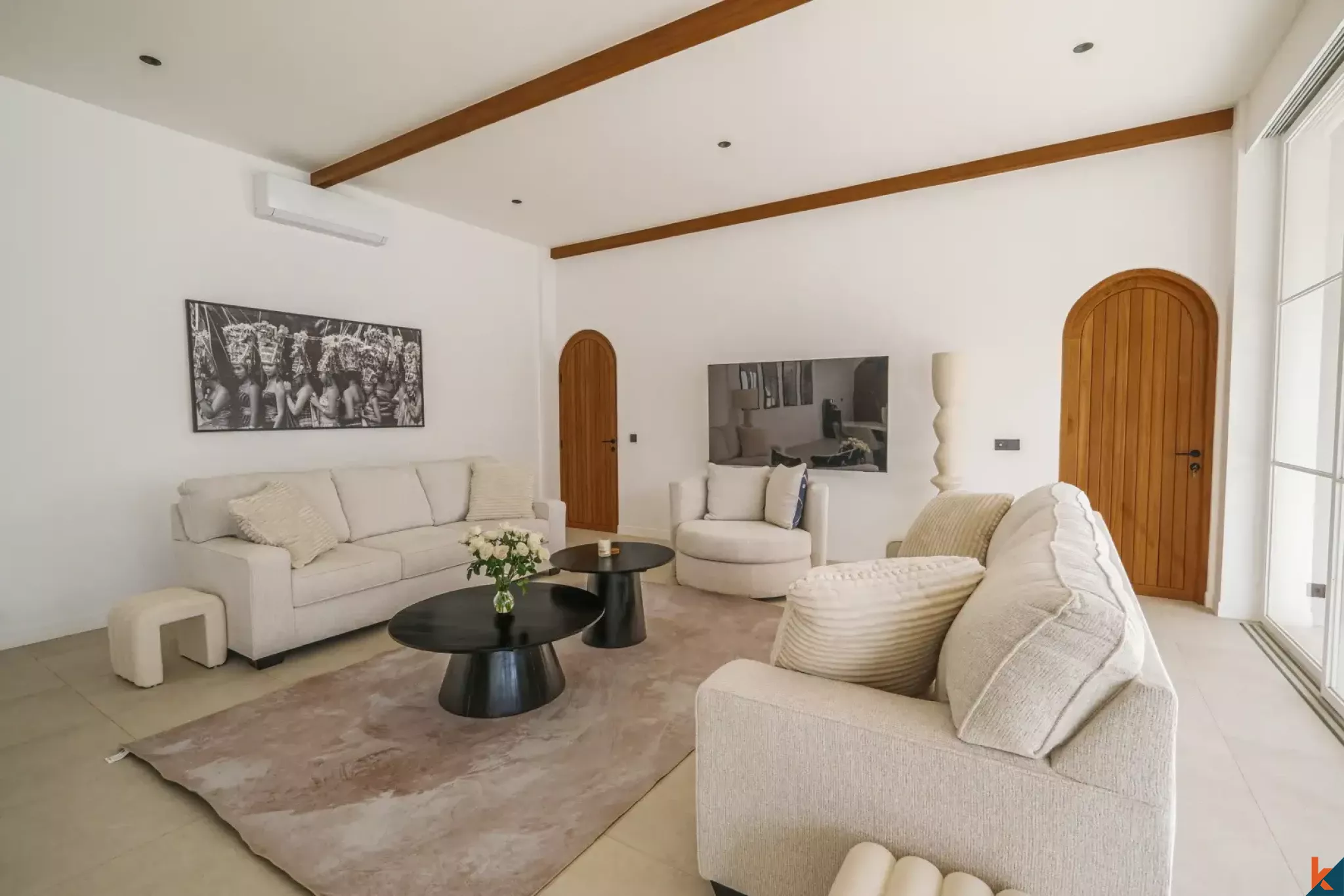 Villa de luxe de quatre chambres à louer à Sanur, en bord de mer