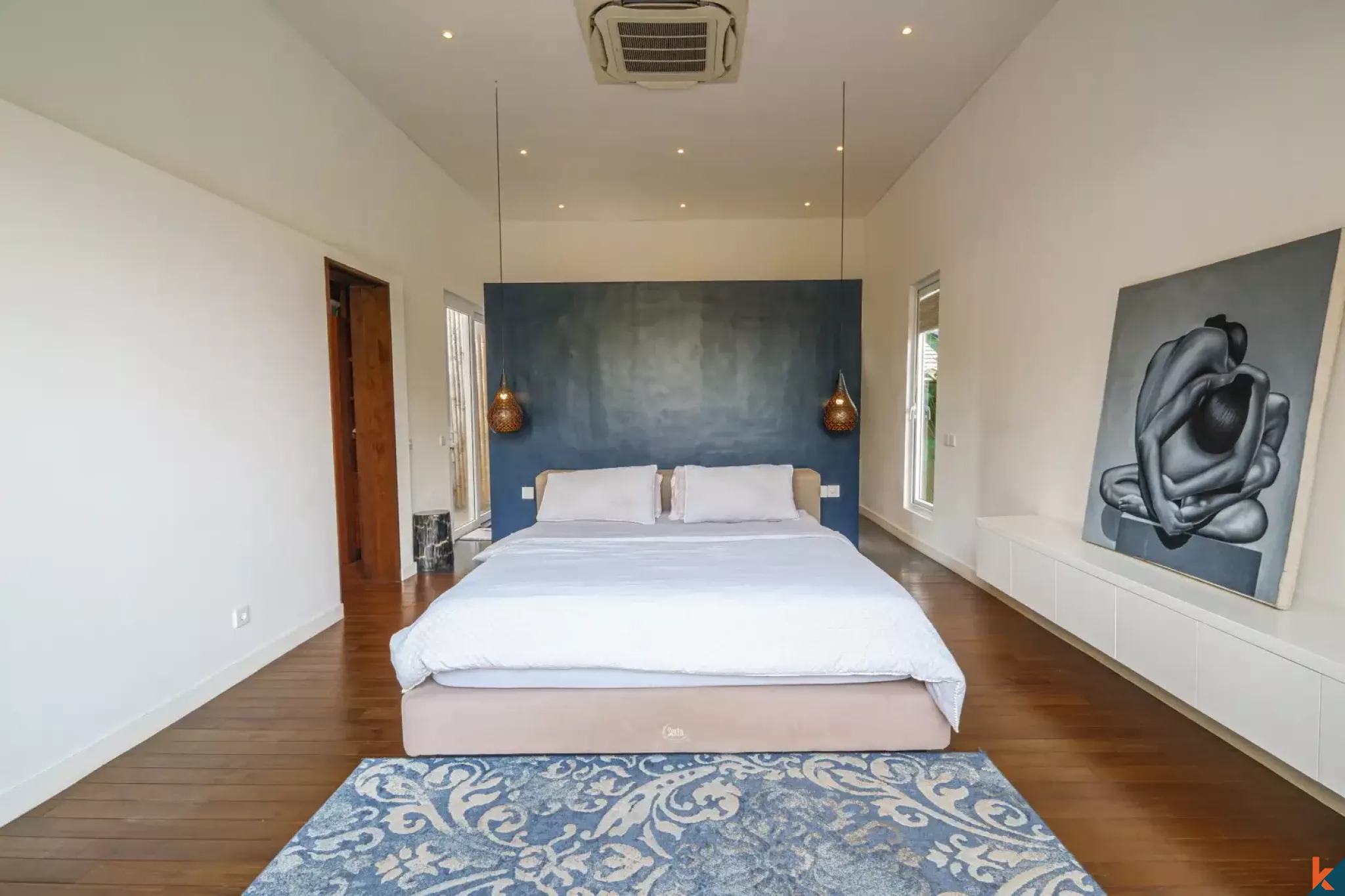 Spacieuse maison de quatre chambres en bail emphytéotique, à distance de marche de la plage de Sanur