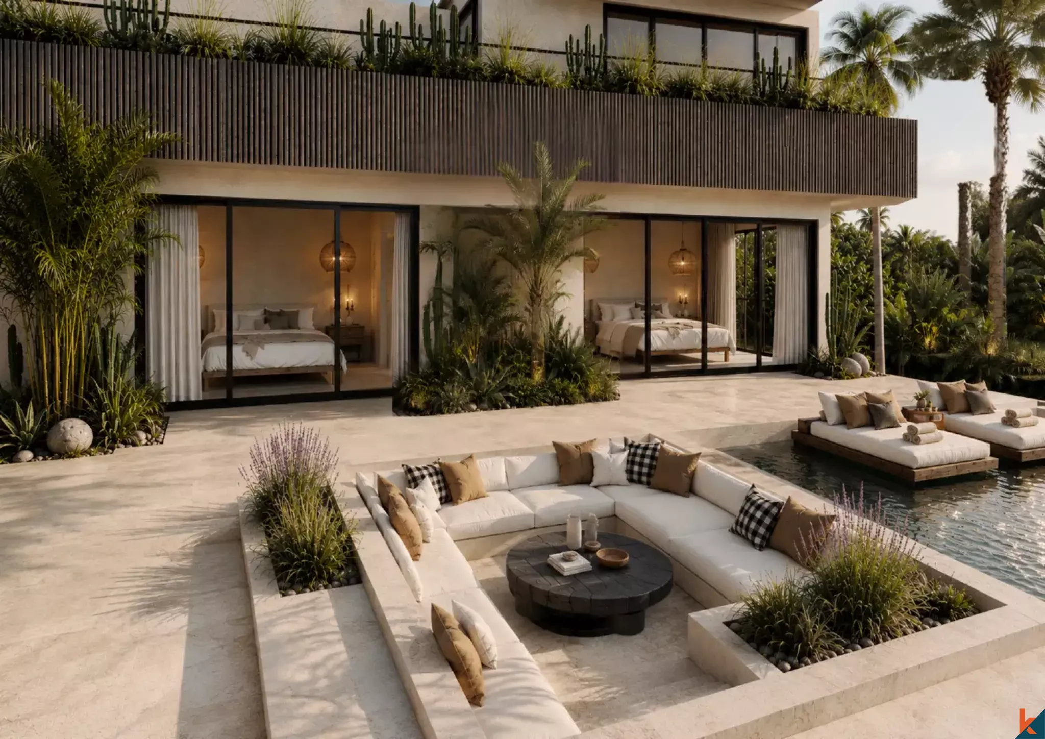 Propriété de luxe de quatre chambres en bail emphytéotique à Uluwatu (Livre en février 2027)