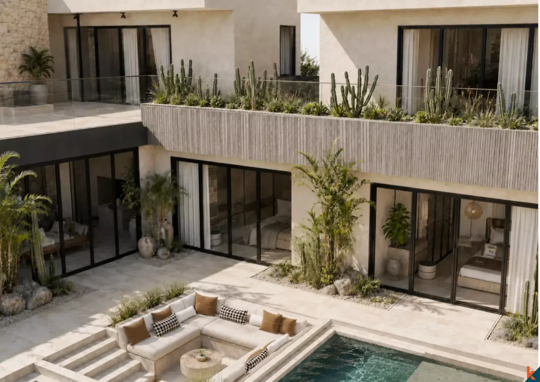 Propriété de luxe de quatre chambres en bail emphytéotique à Uluwatu (Livre en février 2027)