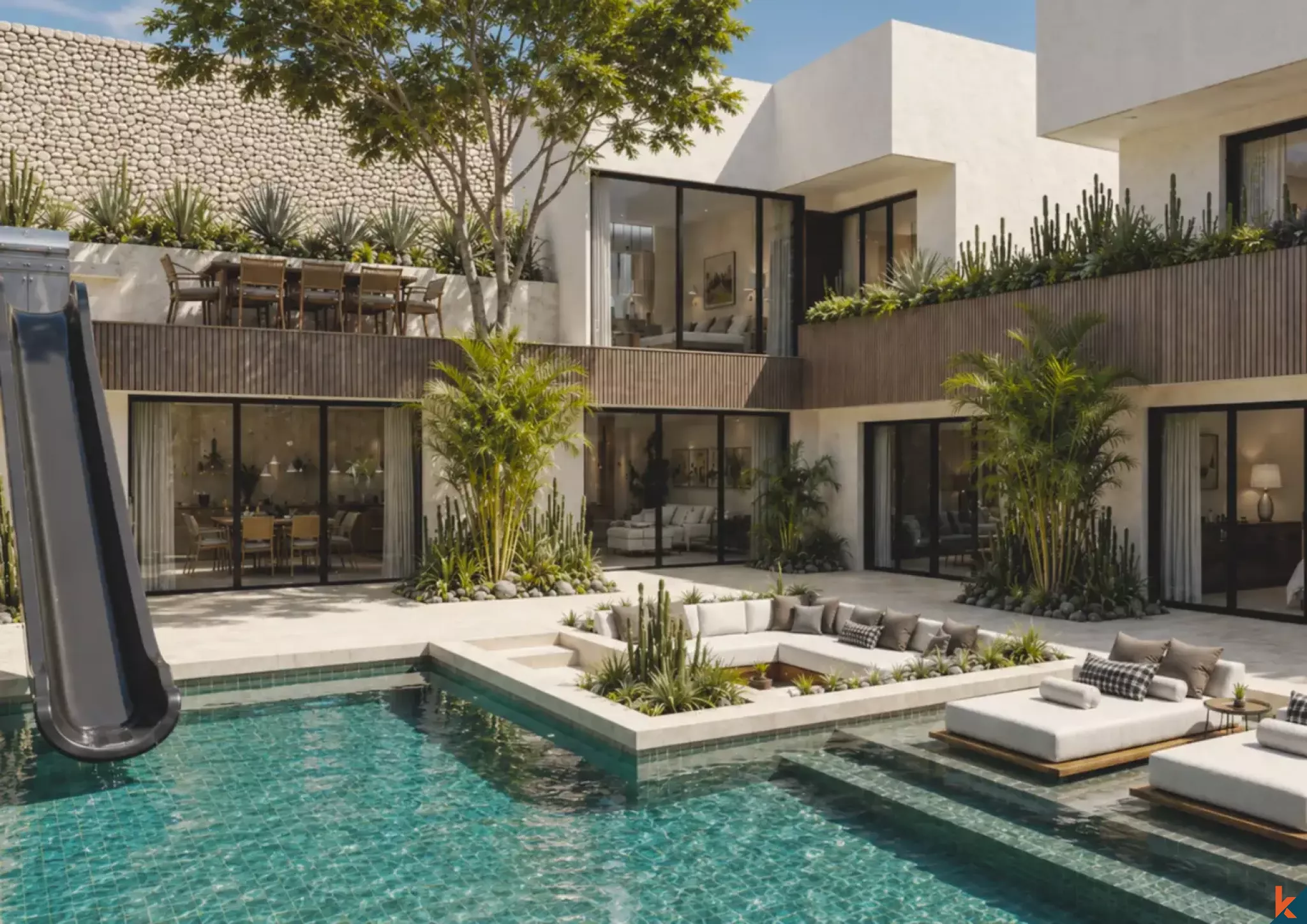 Propriété de luxe de quatre chambres en bail emphytéotique à Uluwatu (Livre en février 2027)