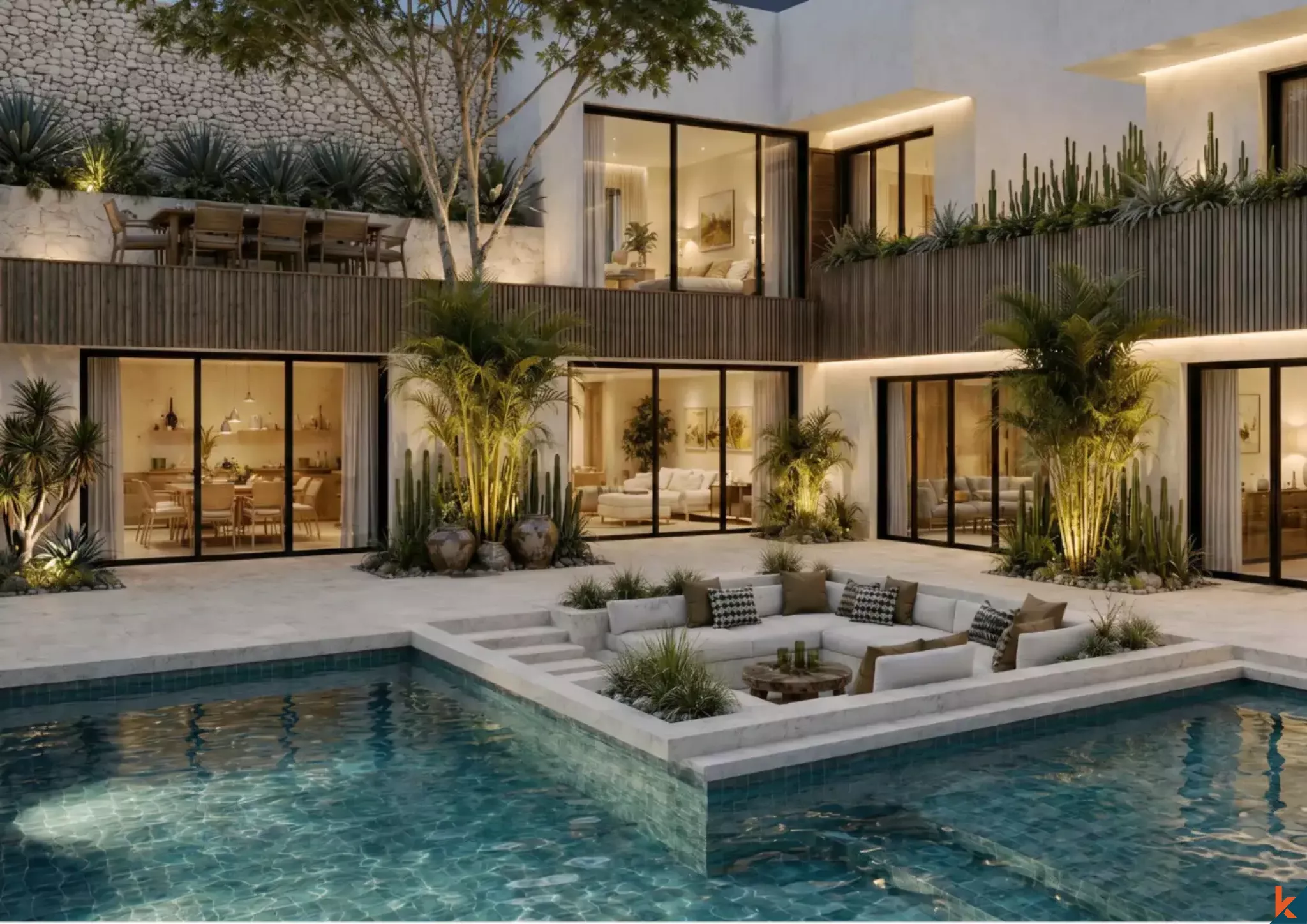 Propriété de luxe de quatre chambres en bail emphytéotique à Uluwatu (Livre en février 2027)