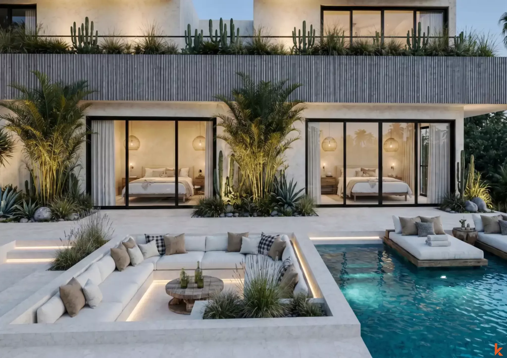 Propriété de luxe de quatre chambres en bail emphytéotique à Uluwatu (Livre en février 2027)