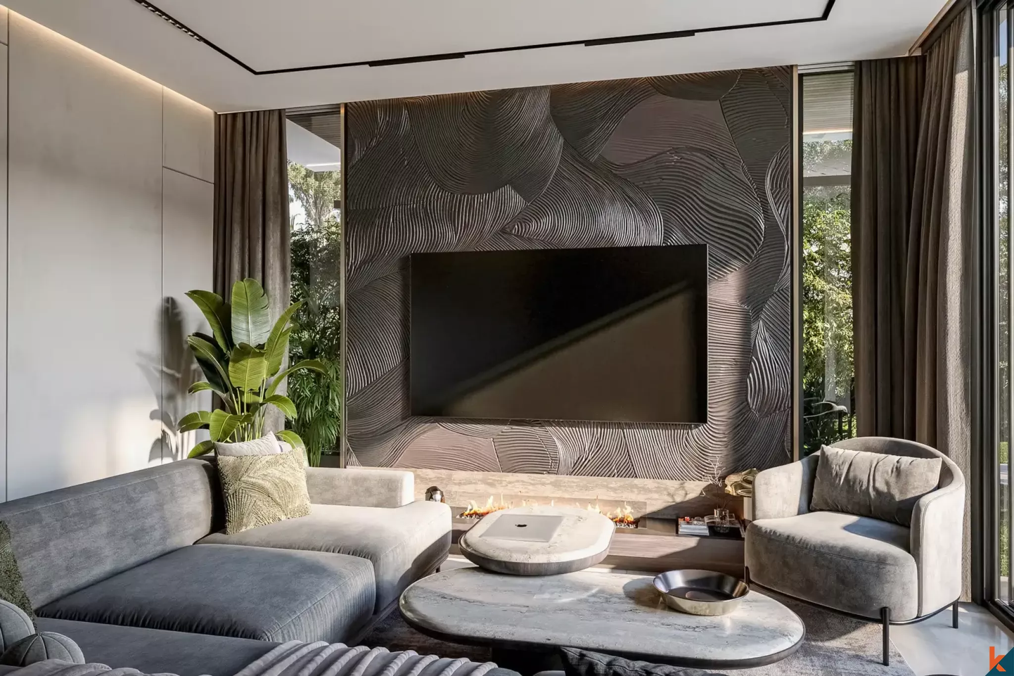 Superbe villa de quatre chambres en bail emphytéotique à Seminyak (Livraison 3ᵉ trimestre 2026)