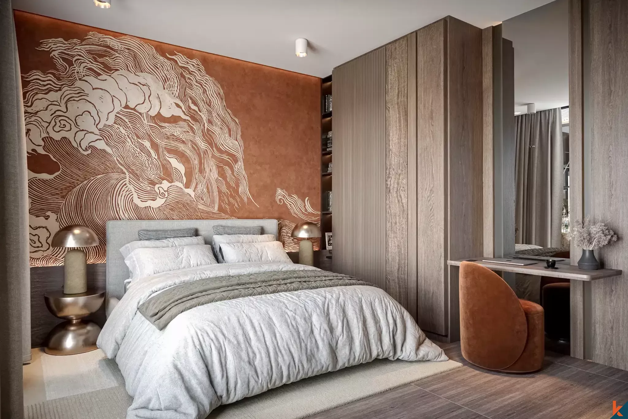 Superbe villa de quatre chambres en bail emphytéotique à Seminyak (Livraison 3ᵉ trimestre 2026)